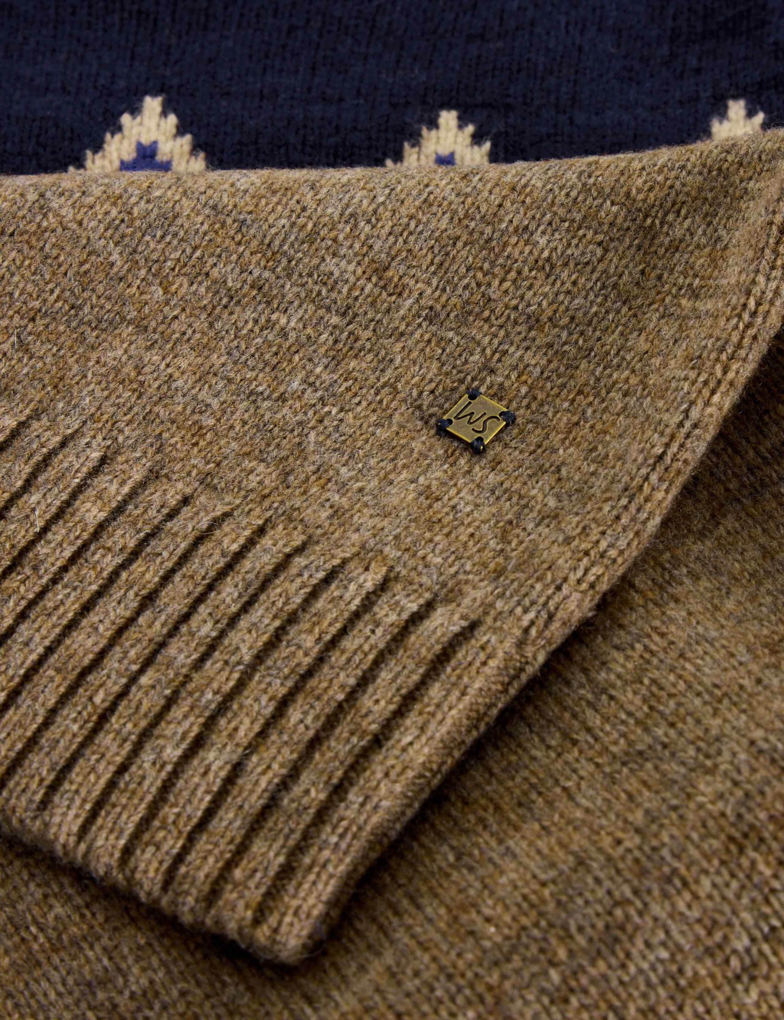 Lambswool Rich Argyle Crew Neck Jumper 6 of 6