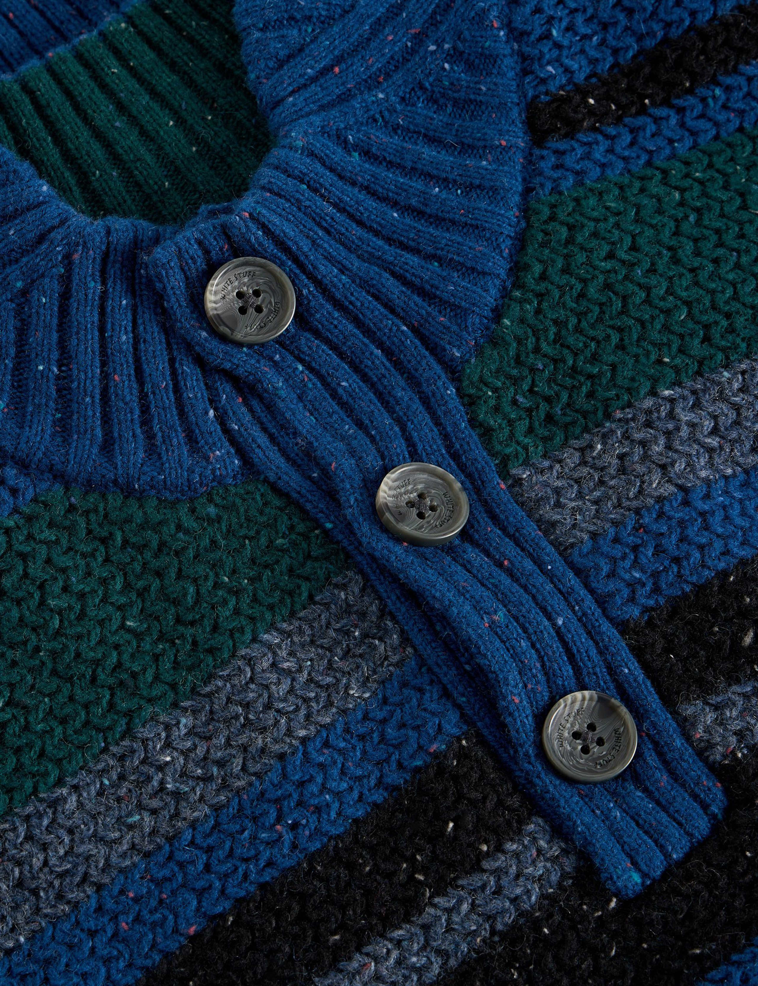Berkley Lambswool Rich Button Neck Knitted Jumper 6 of 6