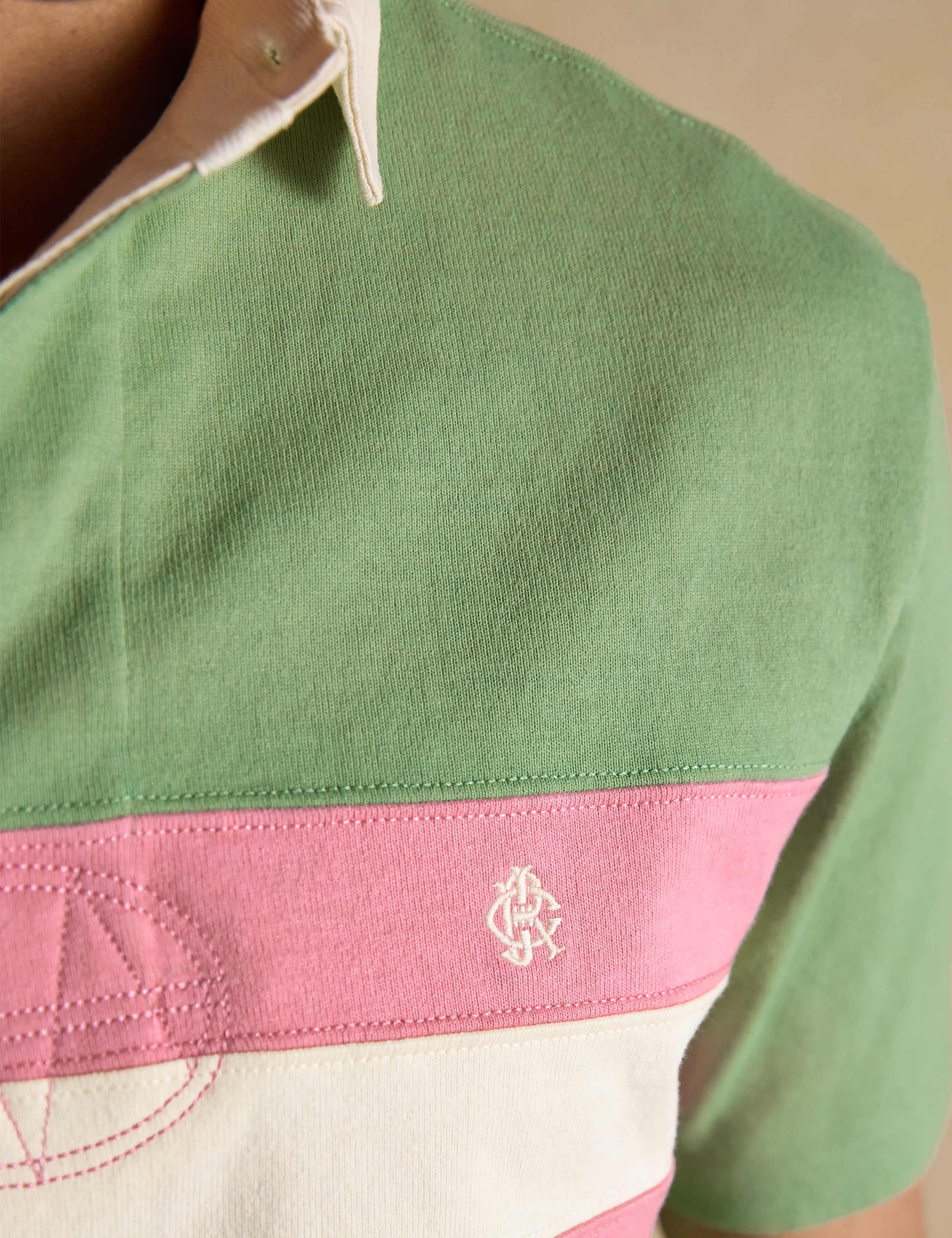 Pure Cotton Colour Block Polo Shirt 7 of 8