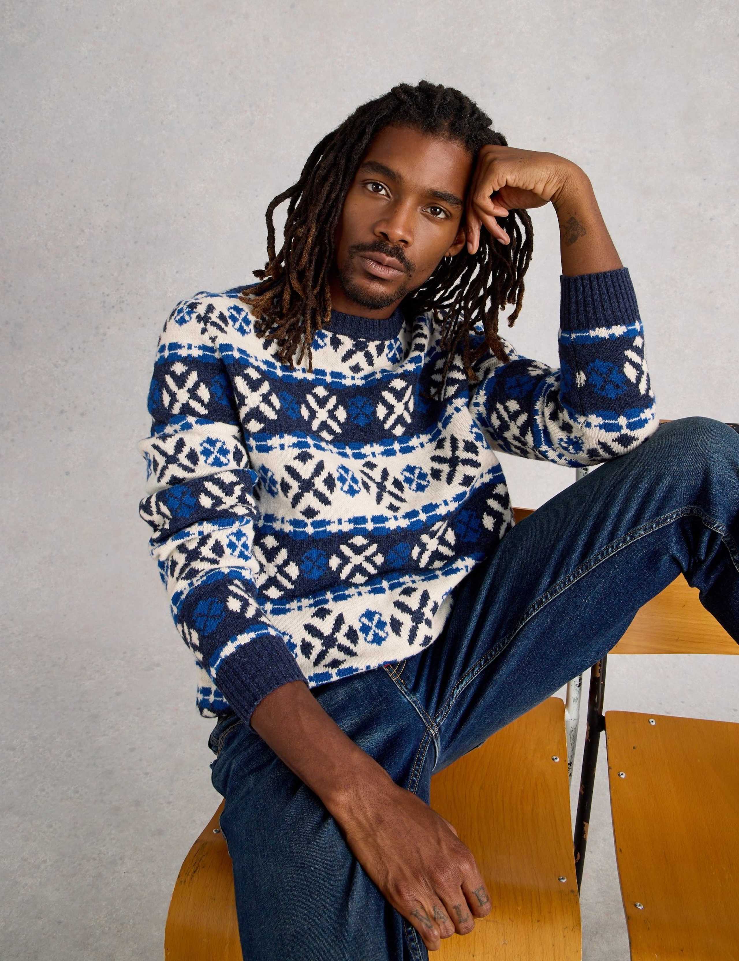 Lambswool Rich Fair Isle Crew Neck Jumper 3 of 6