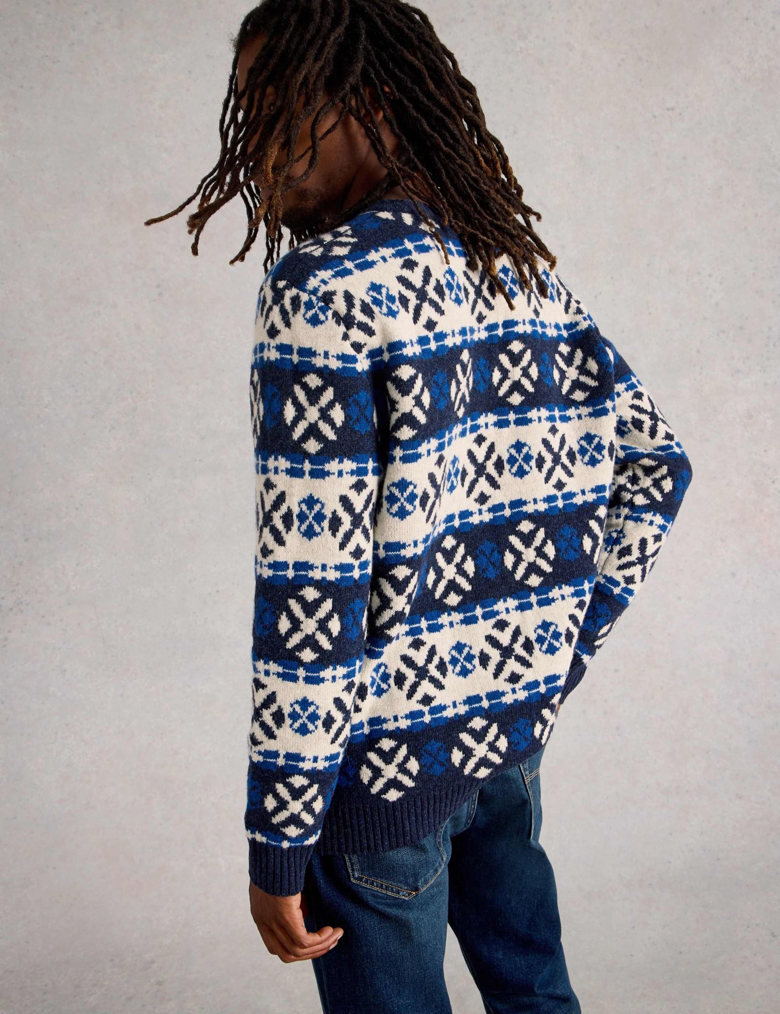 Lambswool Rich Fair Isle Crew Neck Jumper 4 of 6
