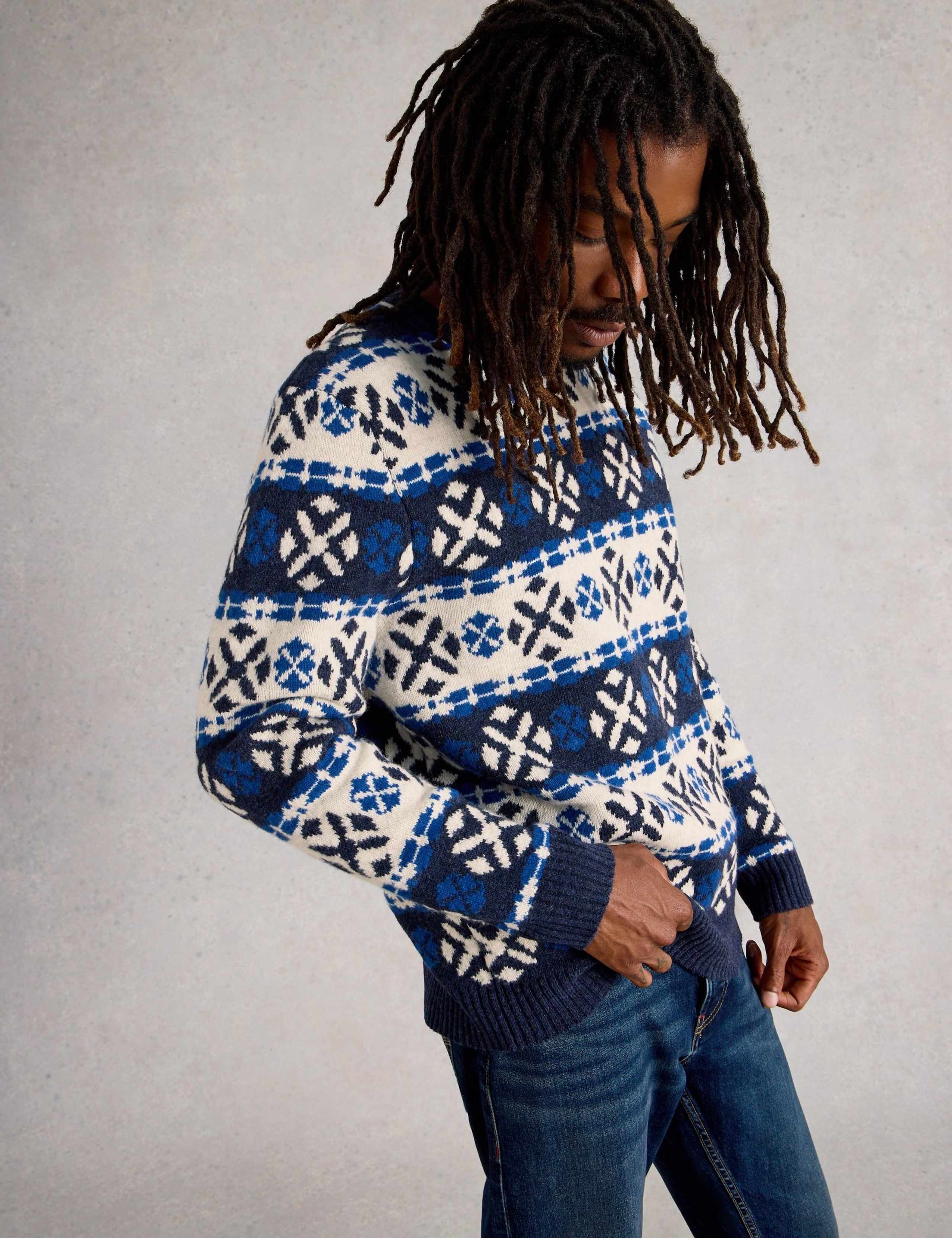 Lambswool Rich Fair Isle Crew Neck Jumper 5 of 6