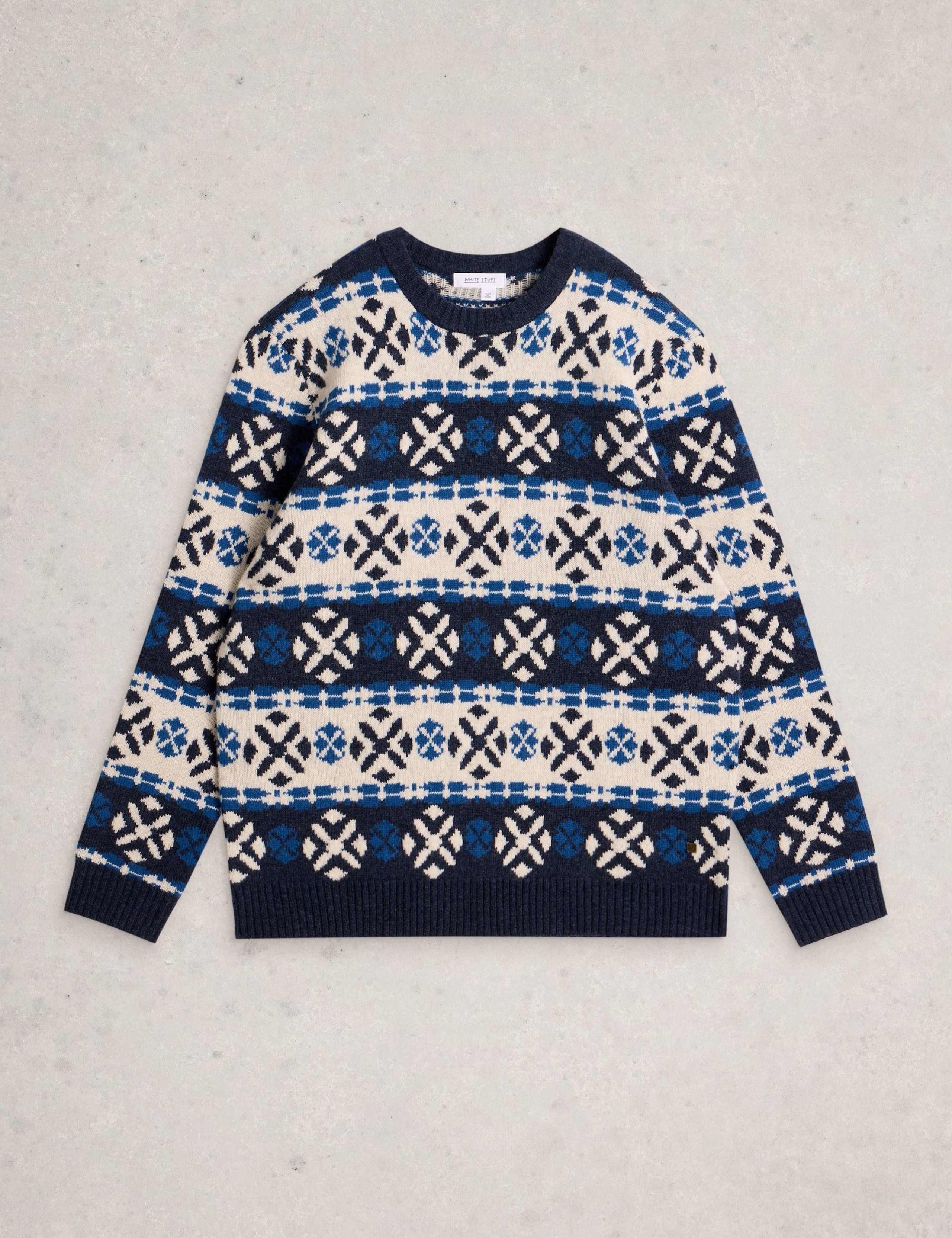Lambswool Rich Fair Isle Crew Neck Jumper 2 of 6