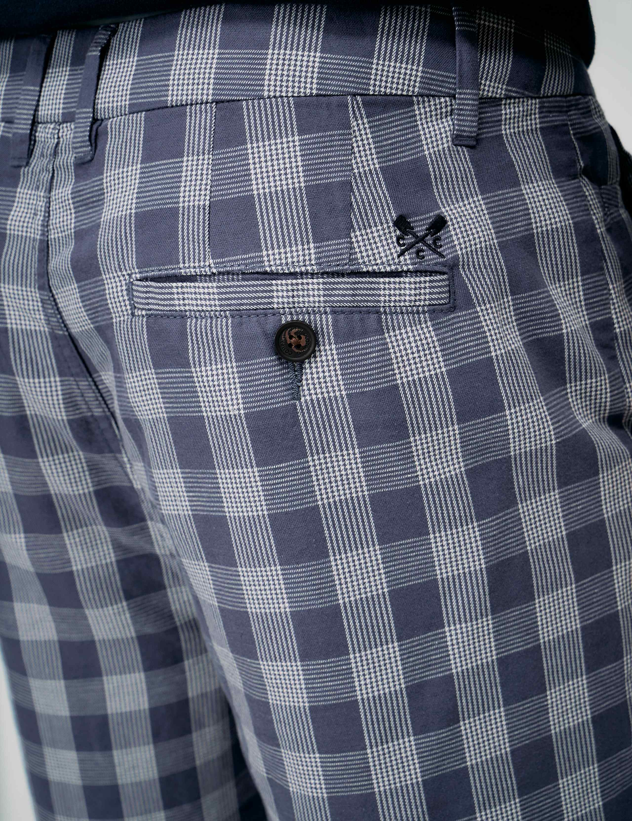 Cotton Rich Checked Chino Shorts 5 of 5