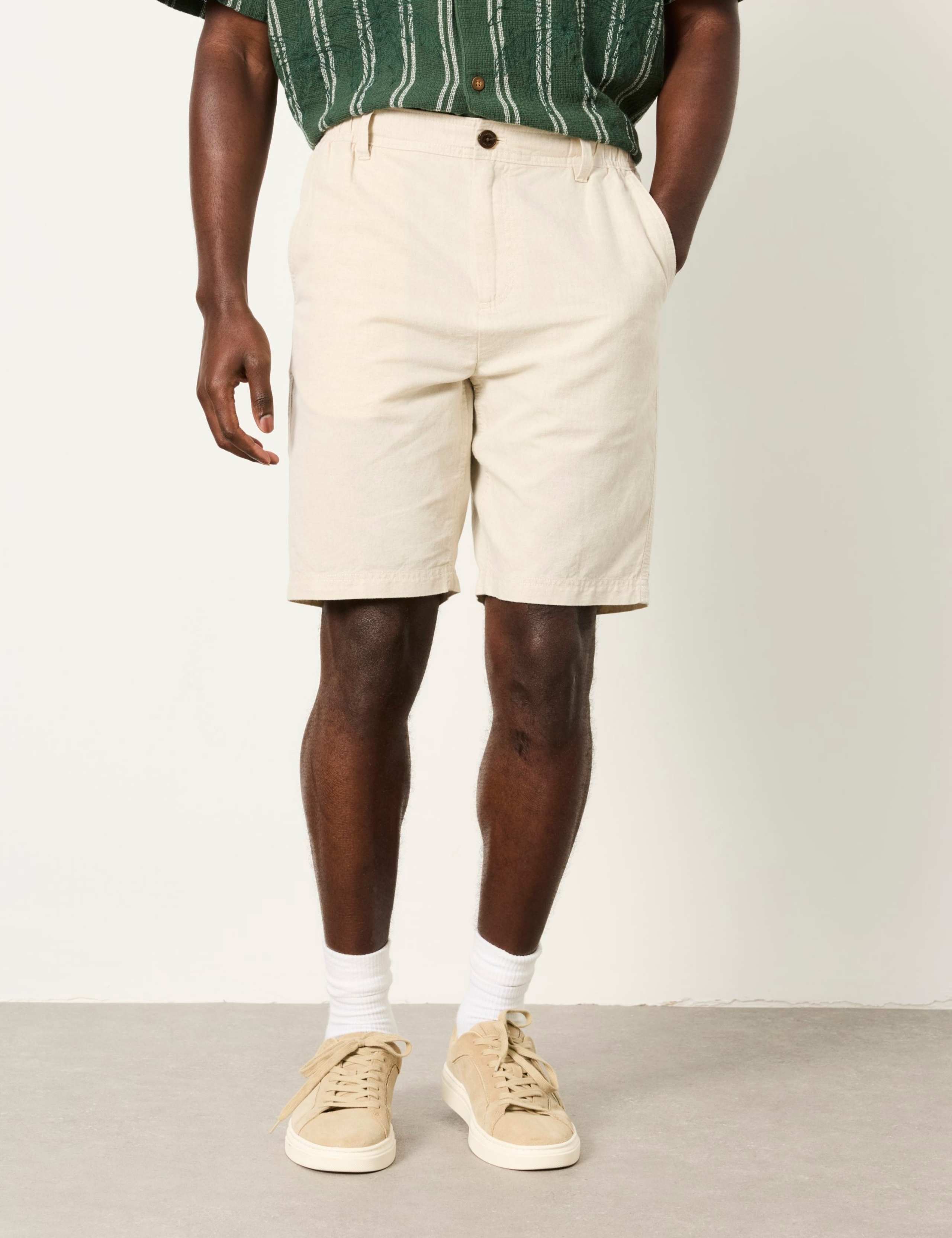 Linen Blend Lightweight Shorts 3 of 6