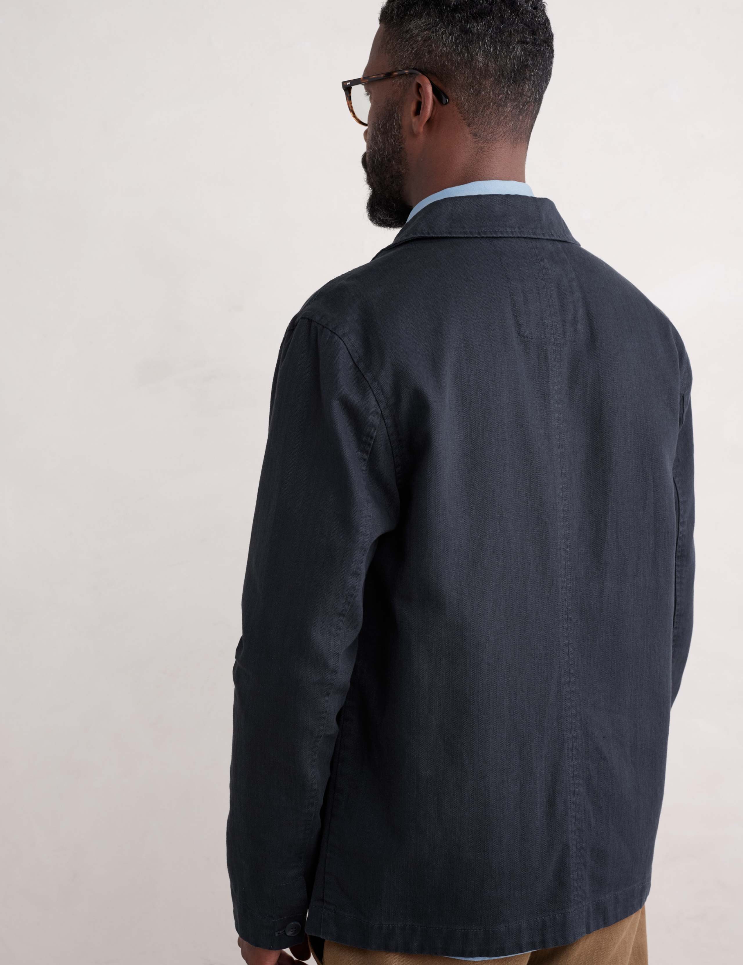 Linen Rich Textured Jacket 3 of 5