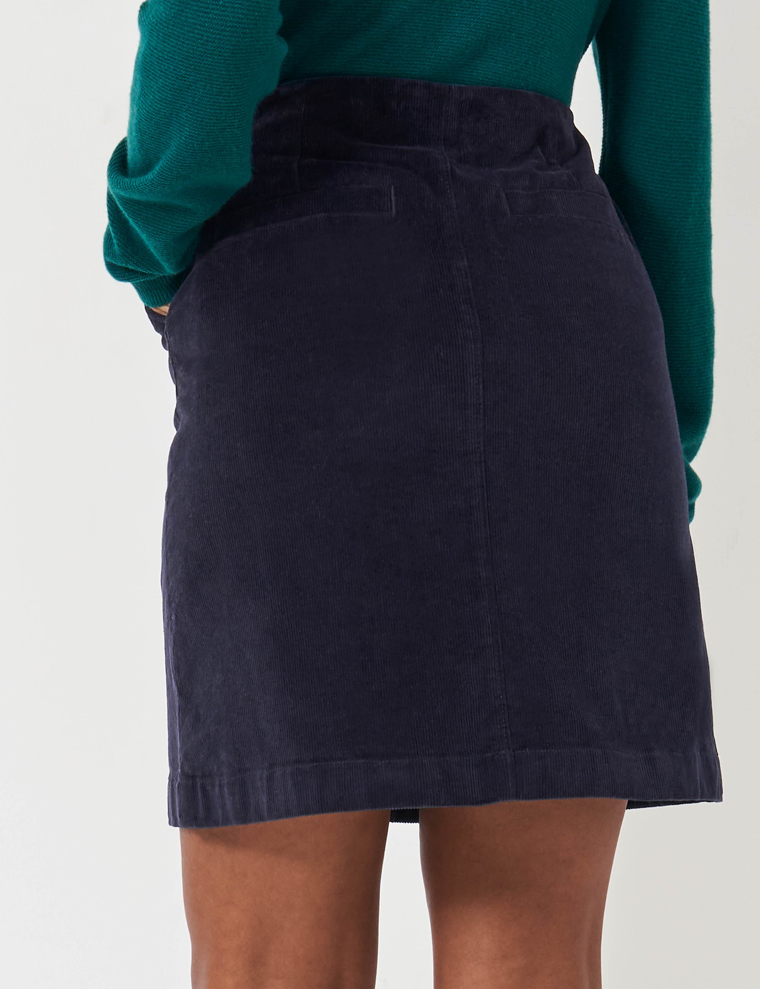 Cord Mini A-Line Skirt 5 of 6