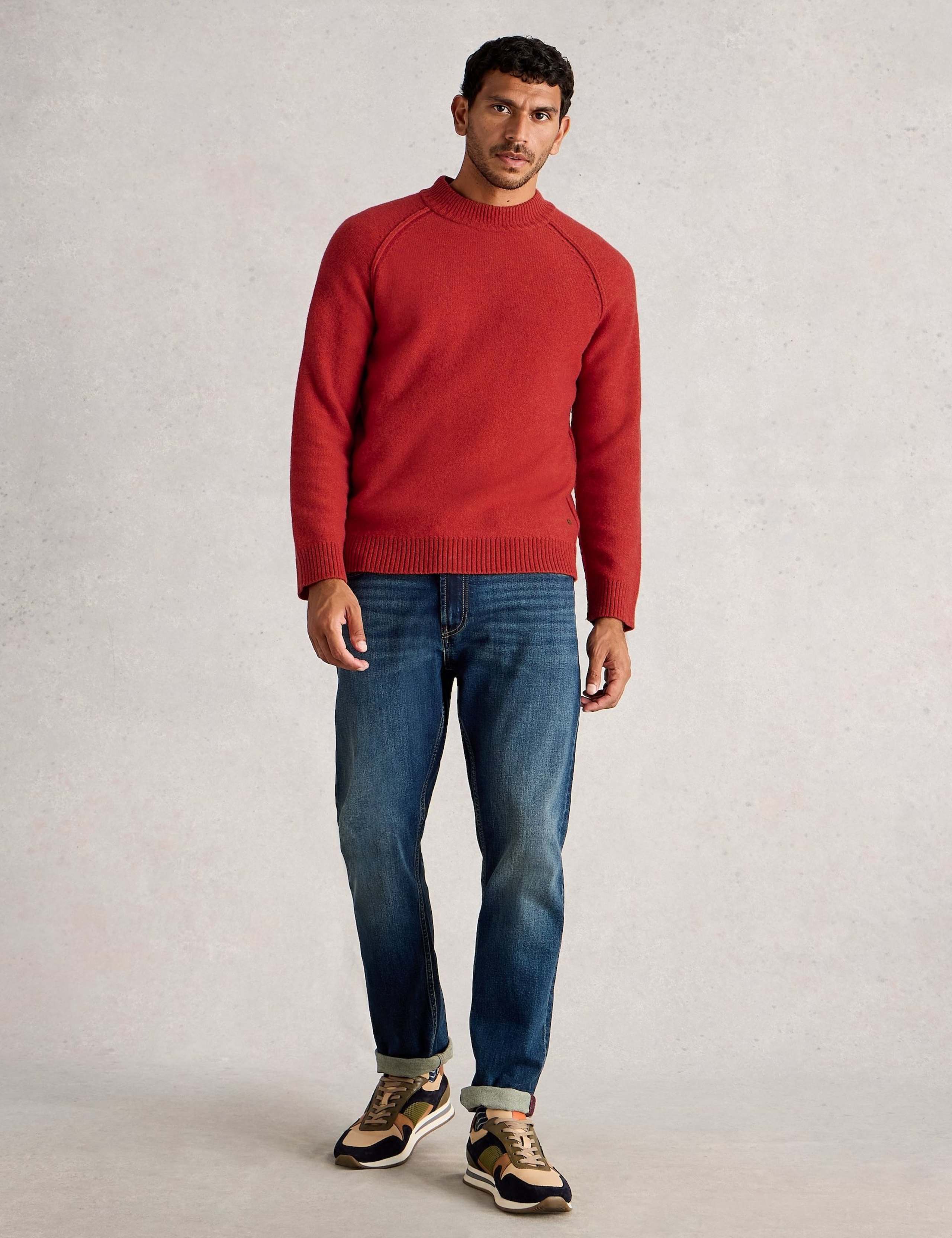 Wool Rich Textured High Neck Jumper 3 of 6