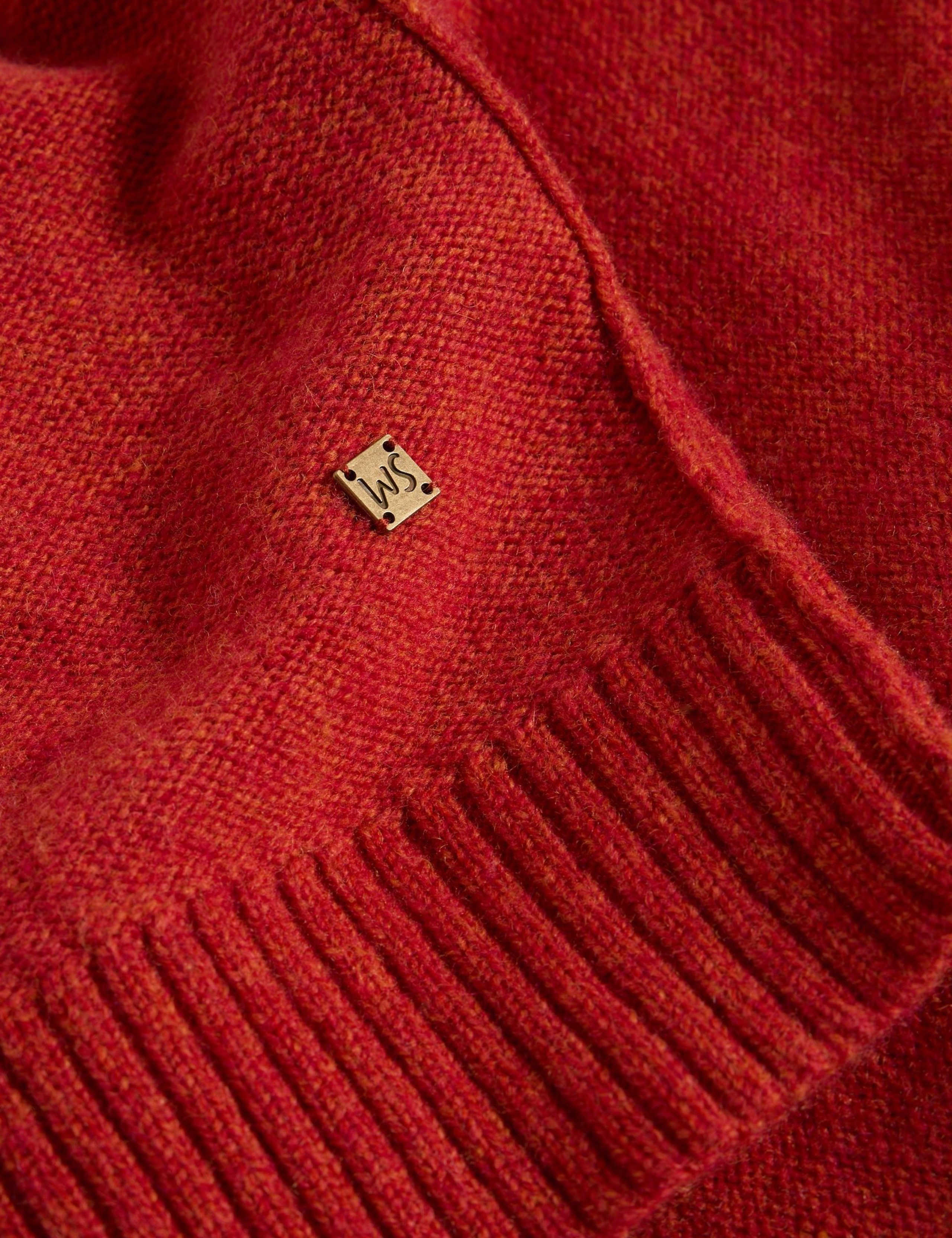 Wool Rich Textured High Neck Jumper 6 of 6