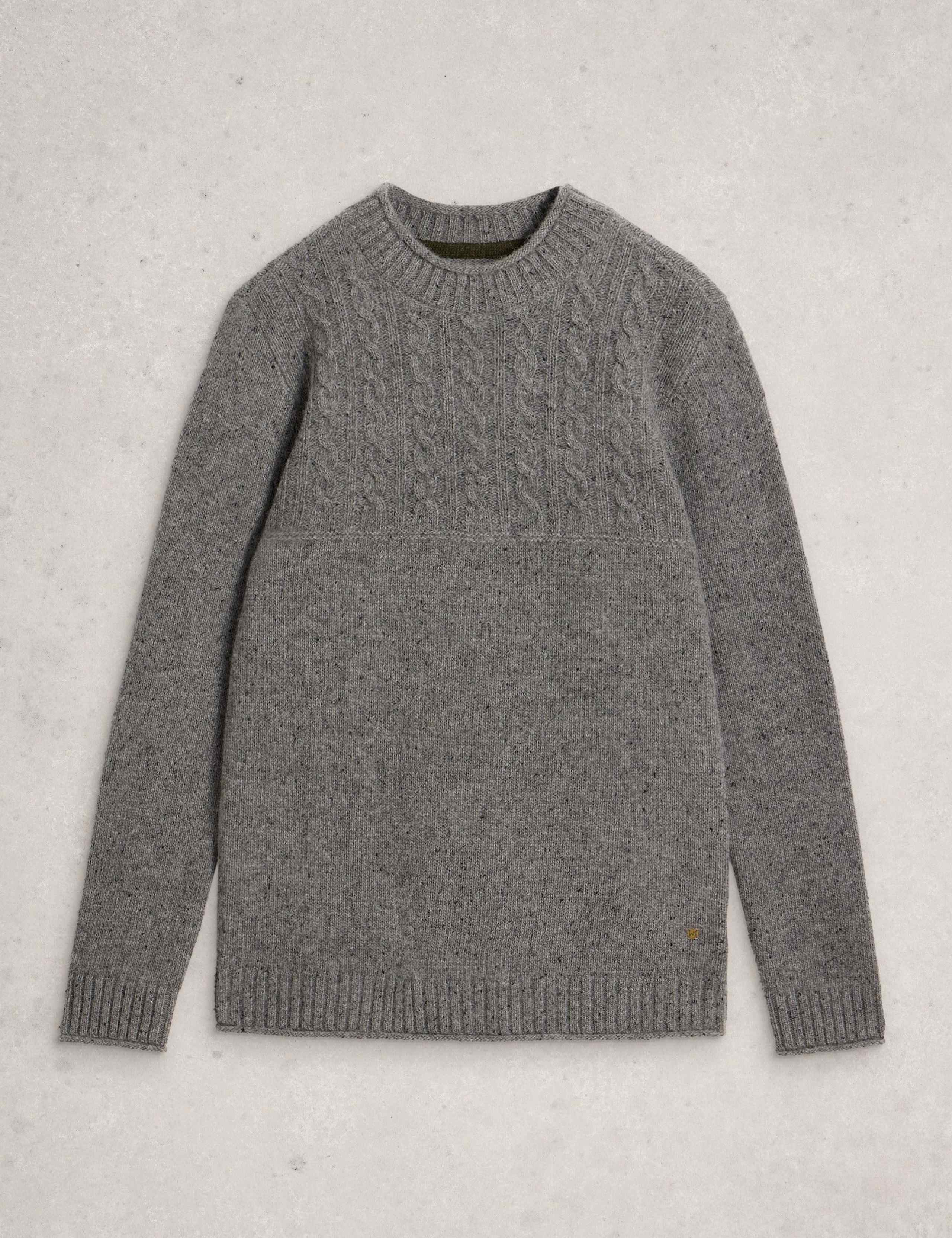 Cable Knit Crew Neck Jumper 2 of 6