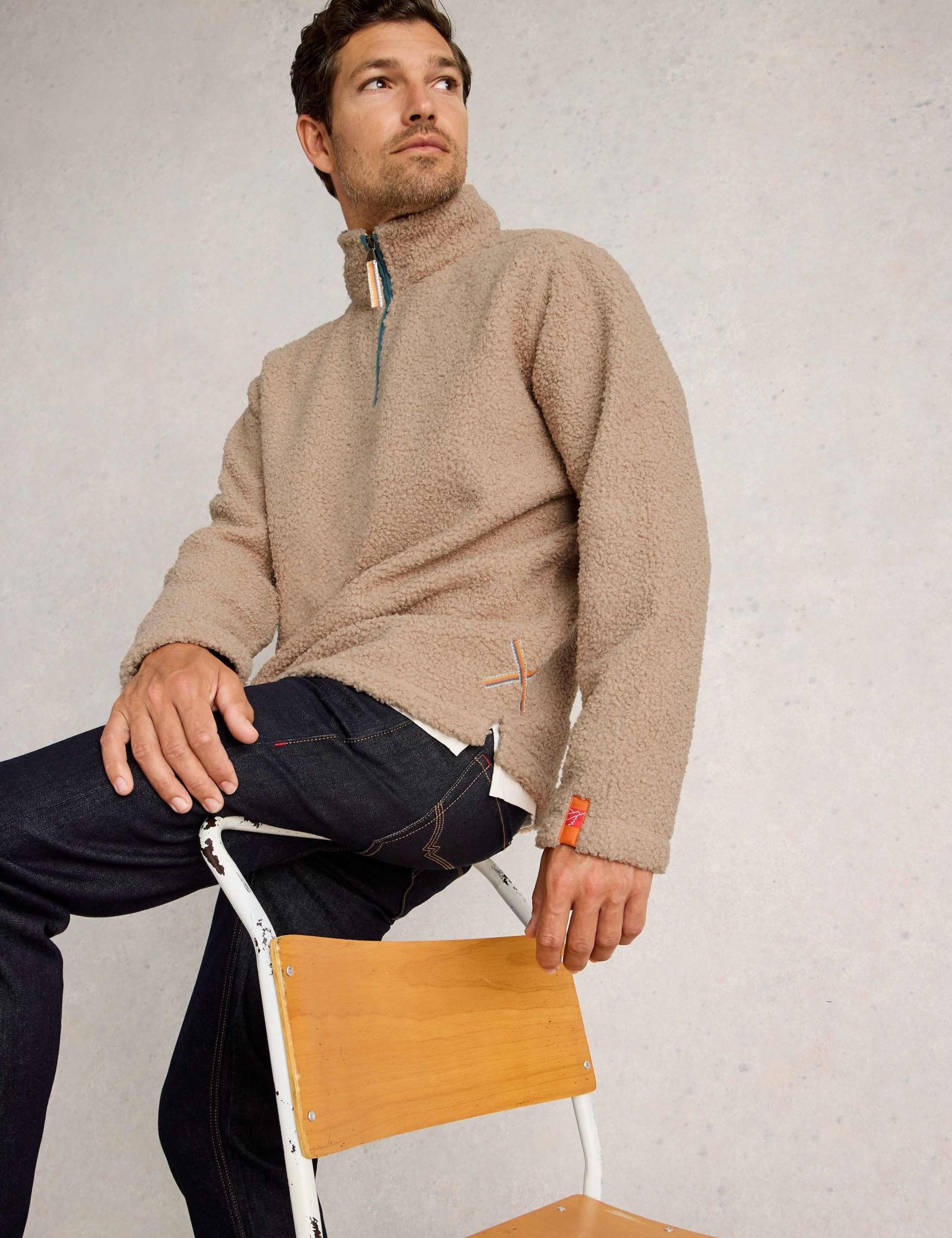 Borg Half Zip Sweatshirt 5 of 6