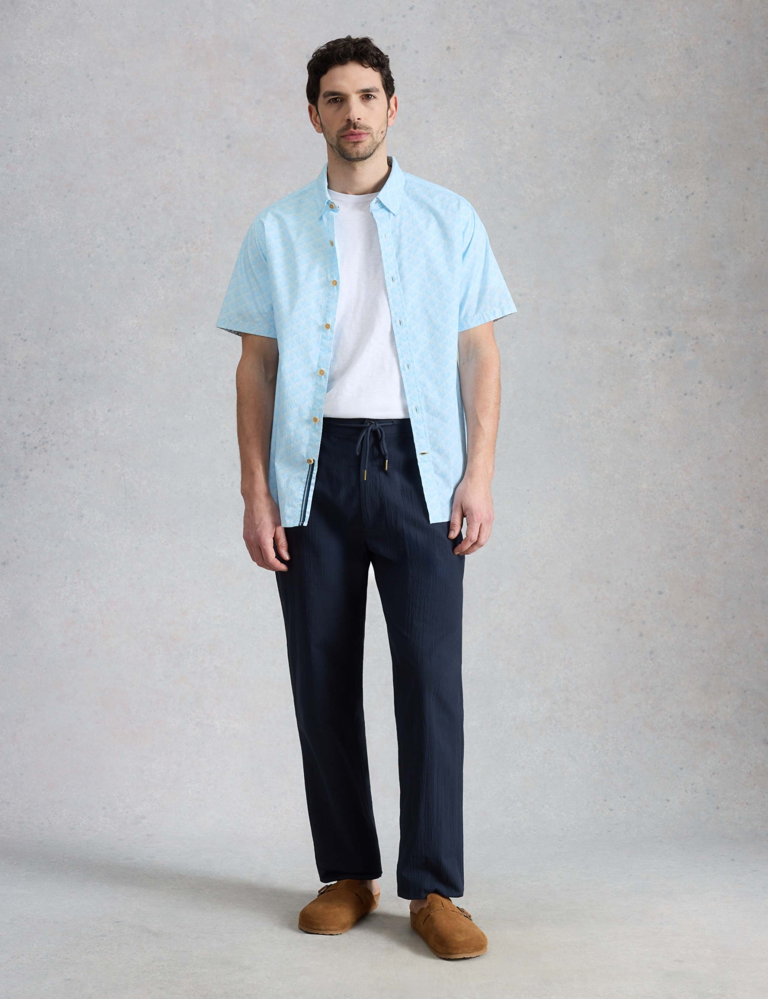 Cotton Rich Printed Short Sleeve Shirt 3 of 6