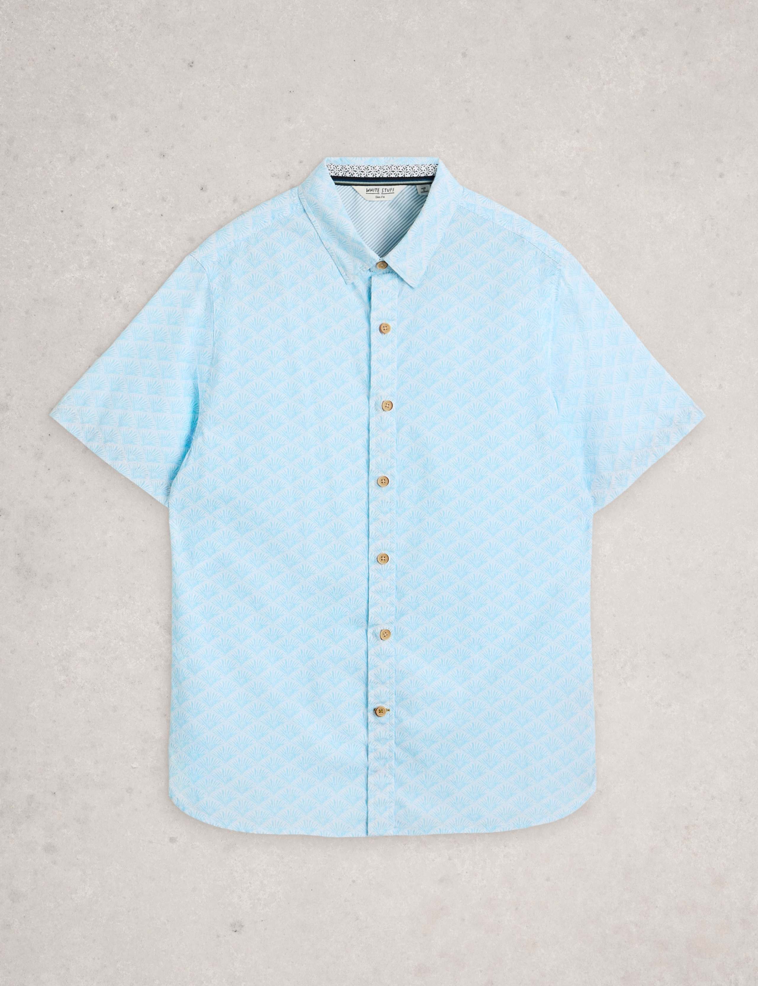 Cotton Rich Printed Short Sleeve Shirt 2 of 6
