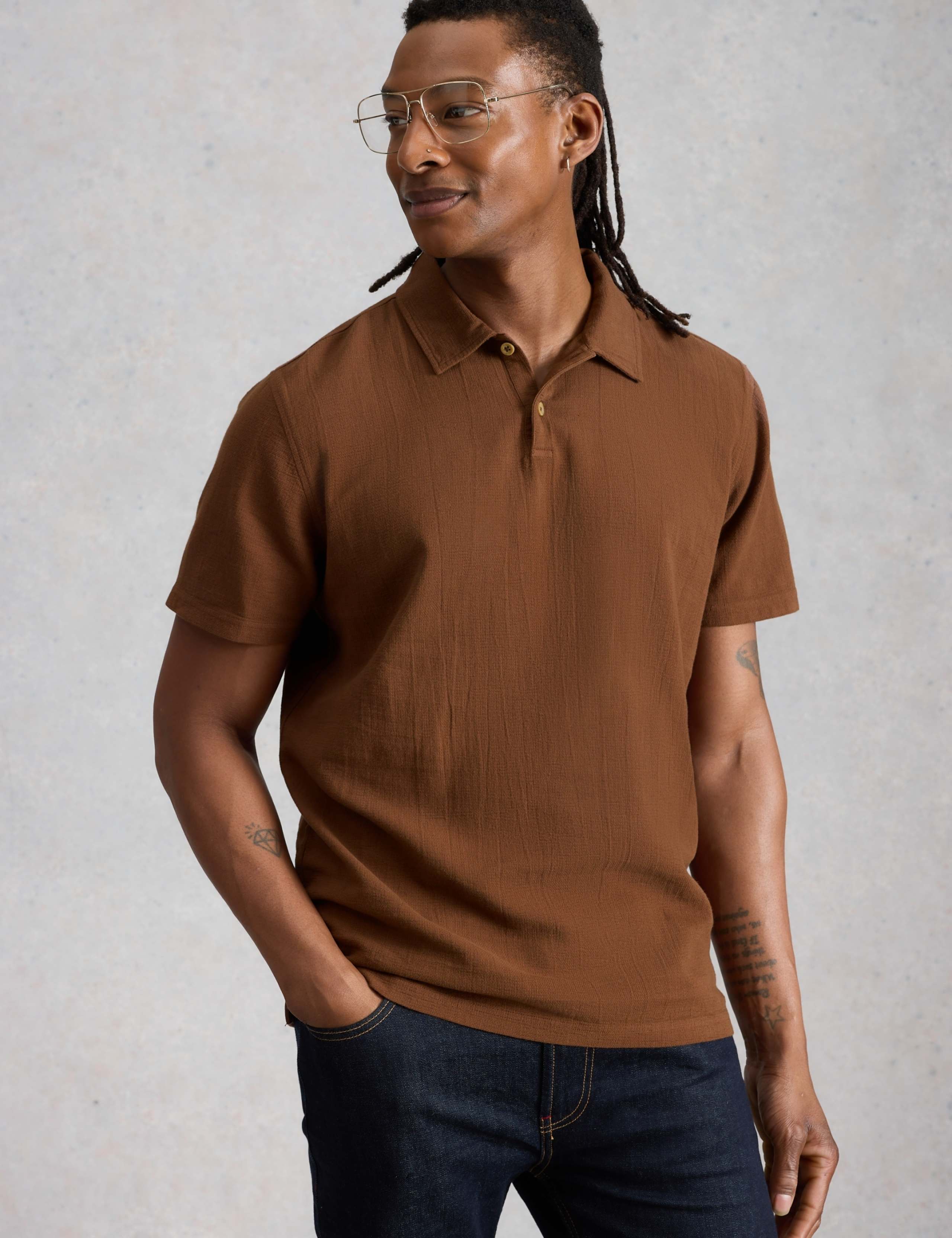 Pure Cotton Polo Shirt 1 of 6