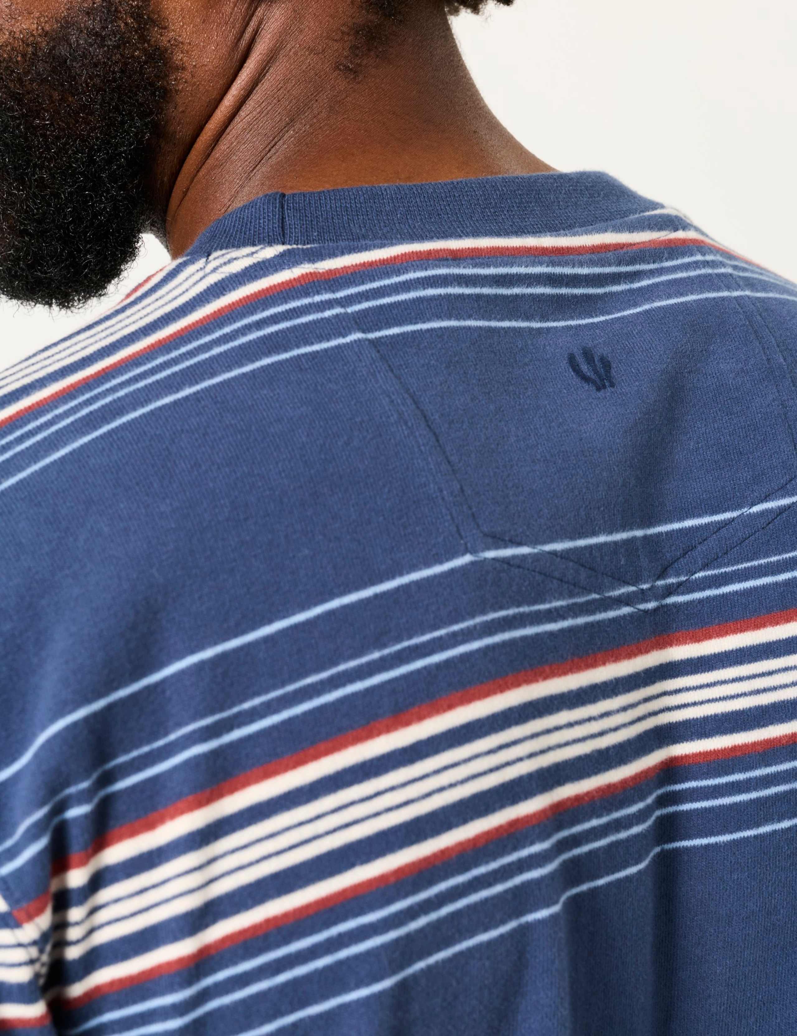 Pure Cotton Striped T-Shirt 5 of 6