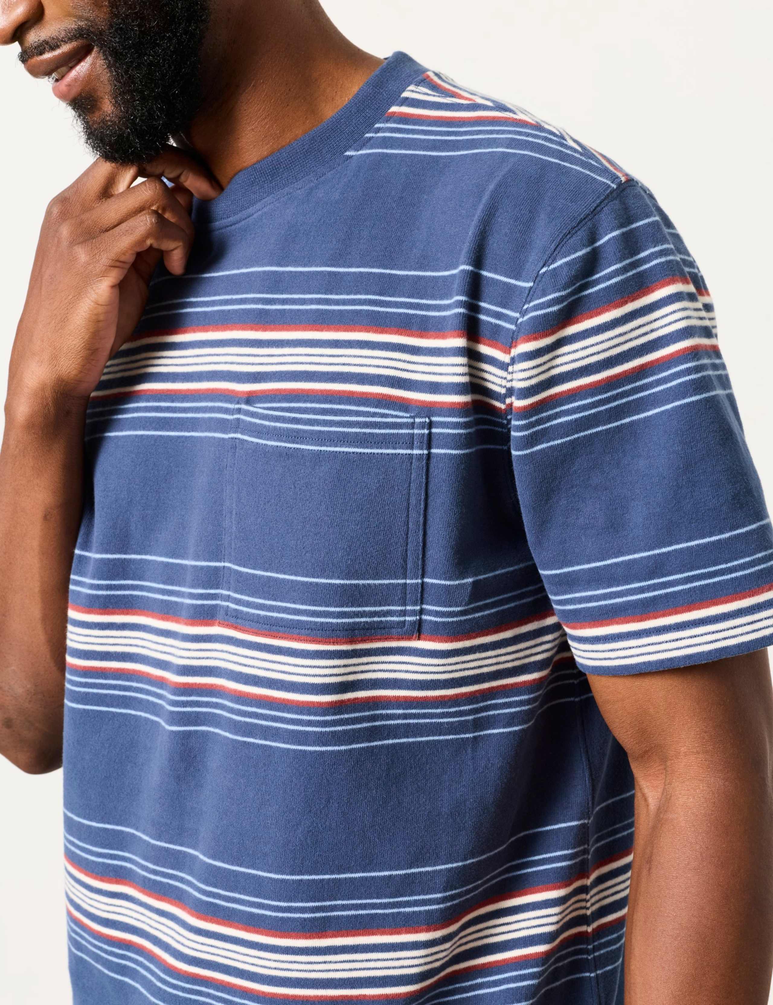 Pure Cotton Striped T-Shirt 6 of 6