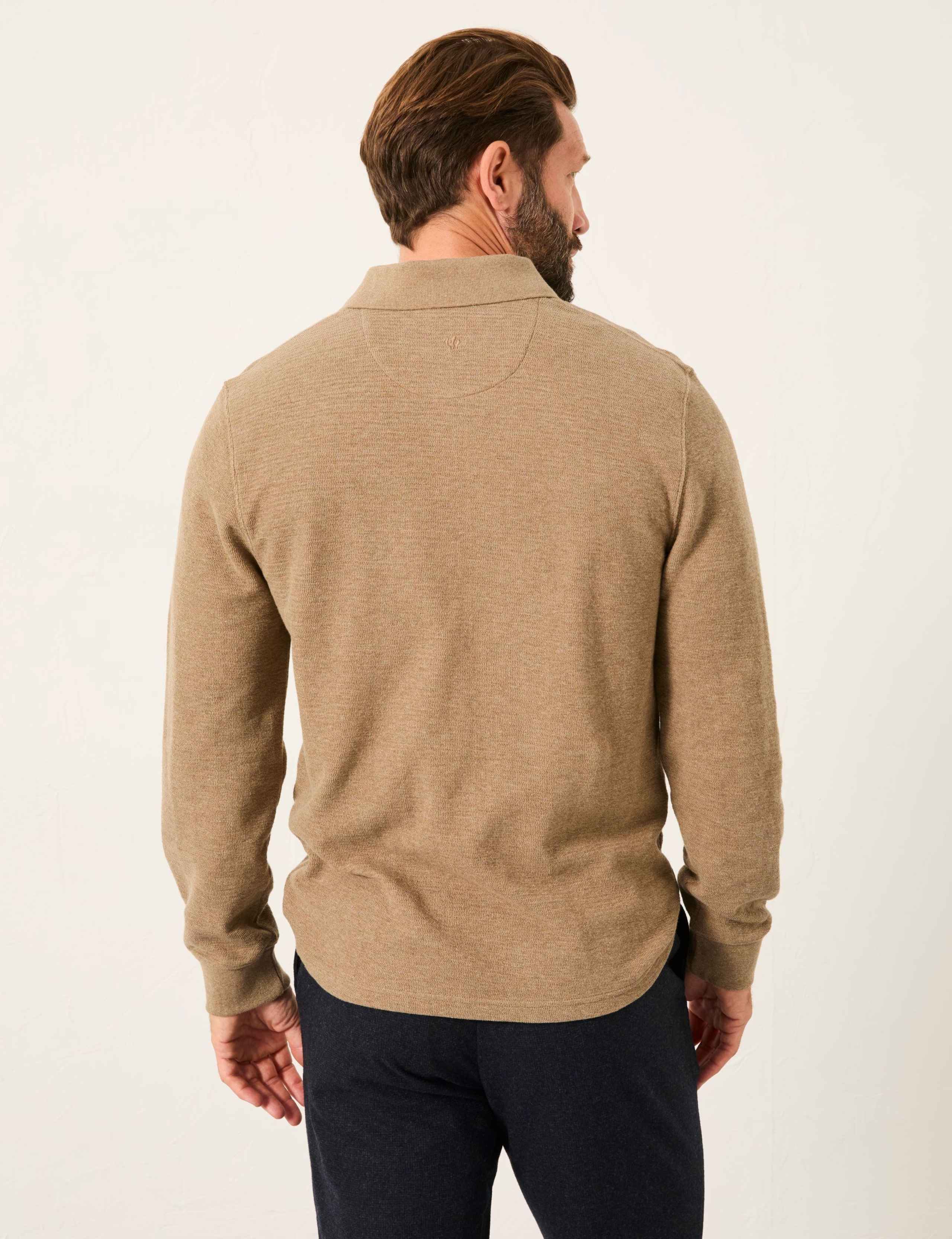 Cotton Rich Long Sleeve Polo Shirt 2 of 4