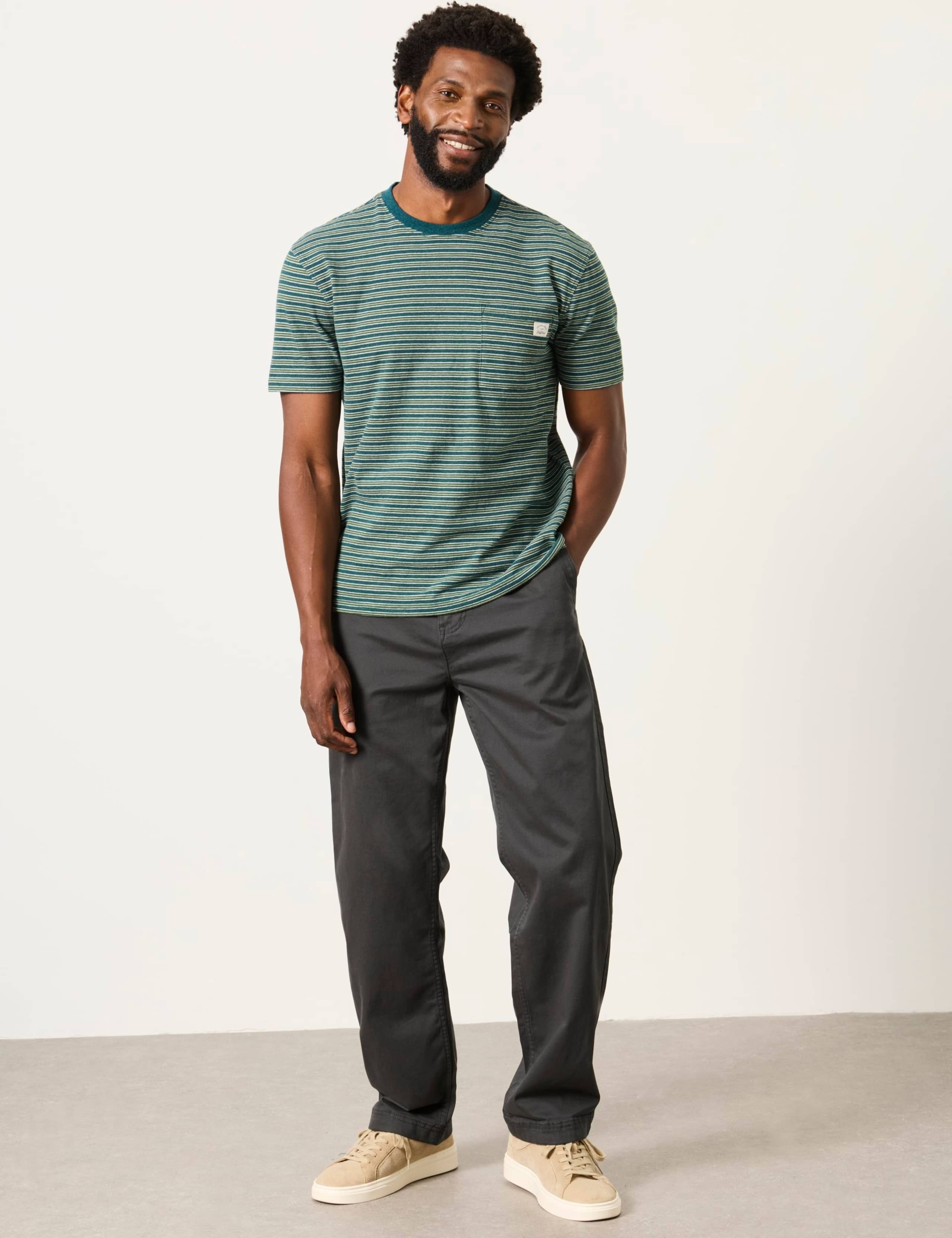 Pure Cotton Striped T-Shirt 3 of 6