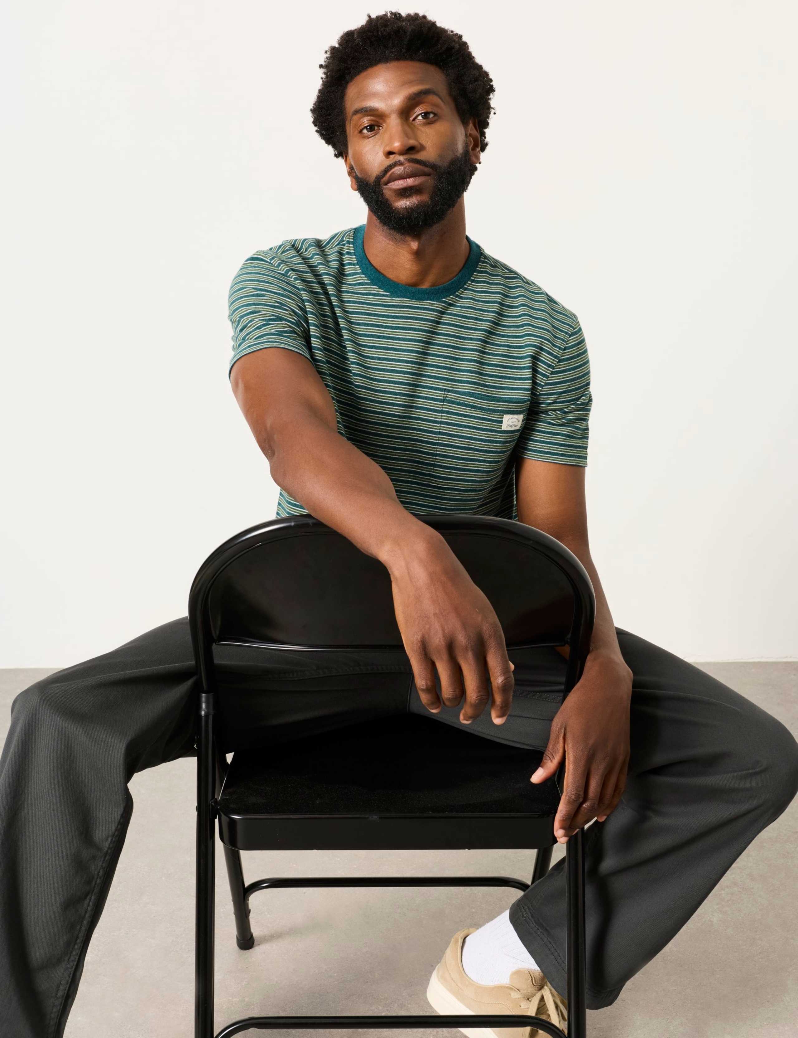 Pure Cotton Striped T-Shirt 4 of 6