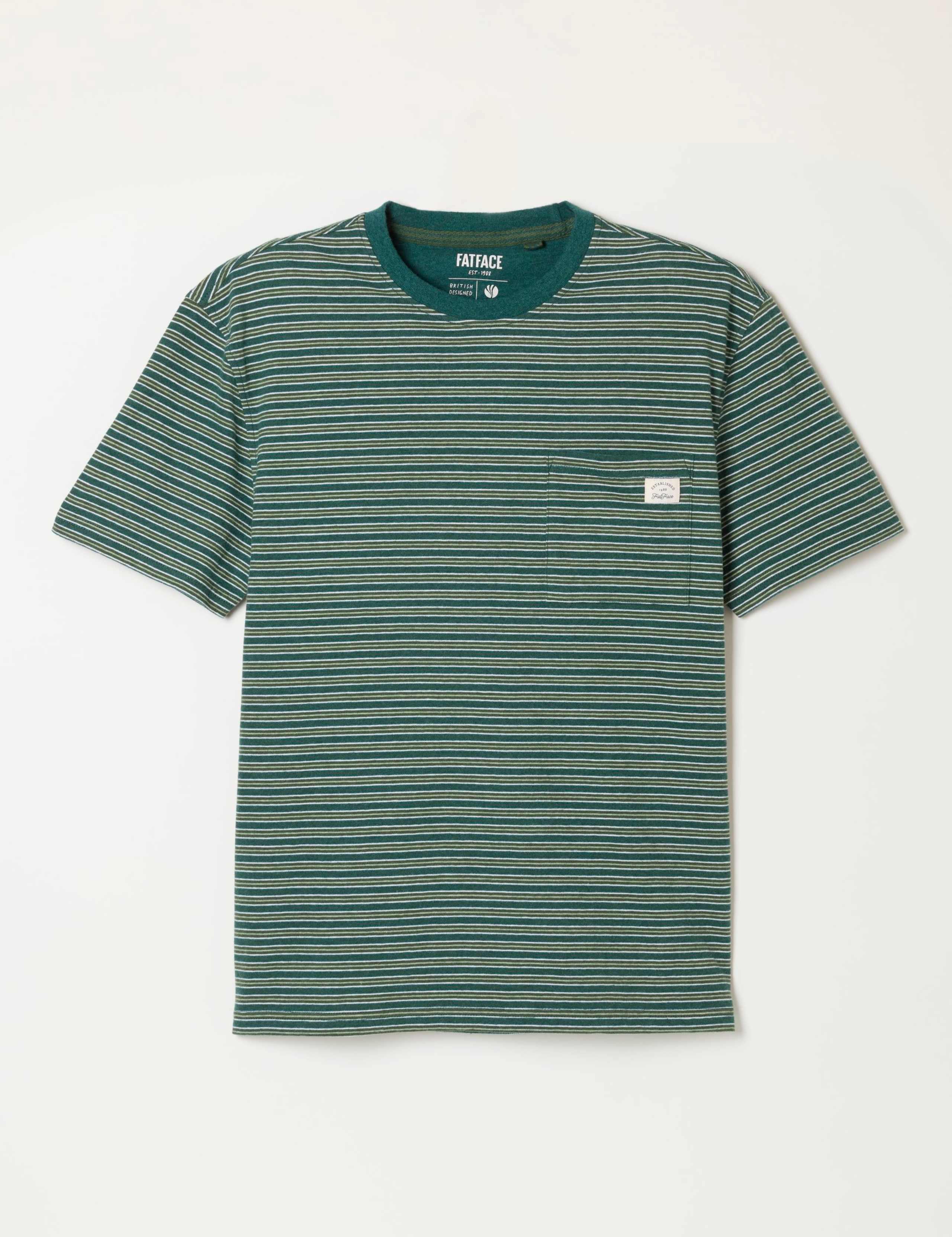 Pure Cotton Striped T-Shirt 2 of 6