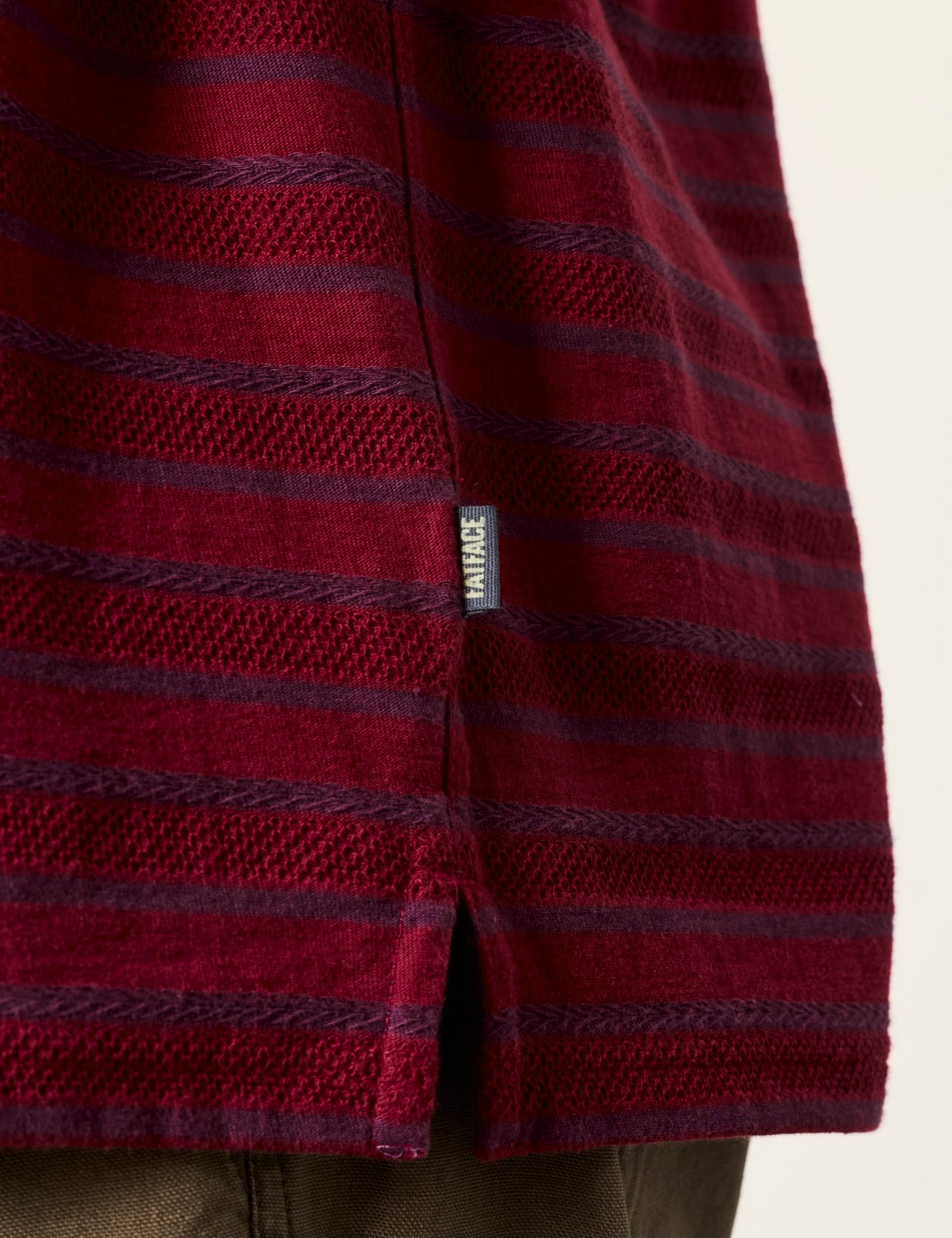 Pure Cotton Textured Striped T-Shirt 6 of 6
