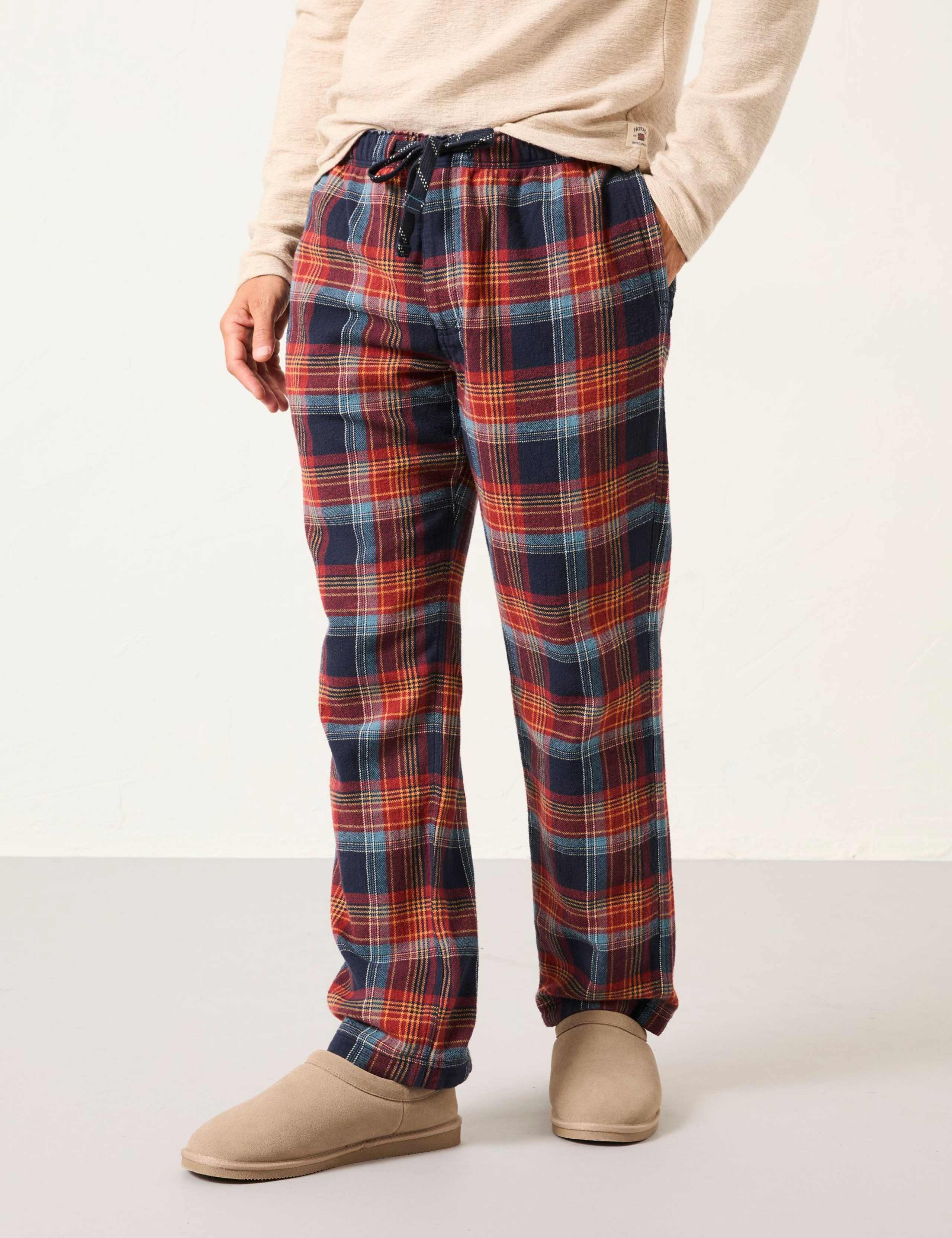 Pure Cotton Checked Pyjama Bottoms 6 of 6