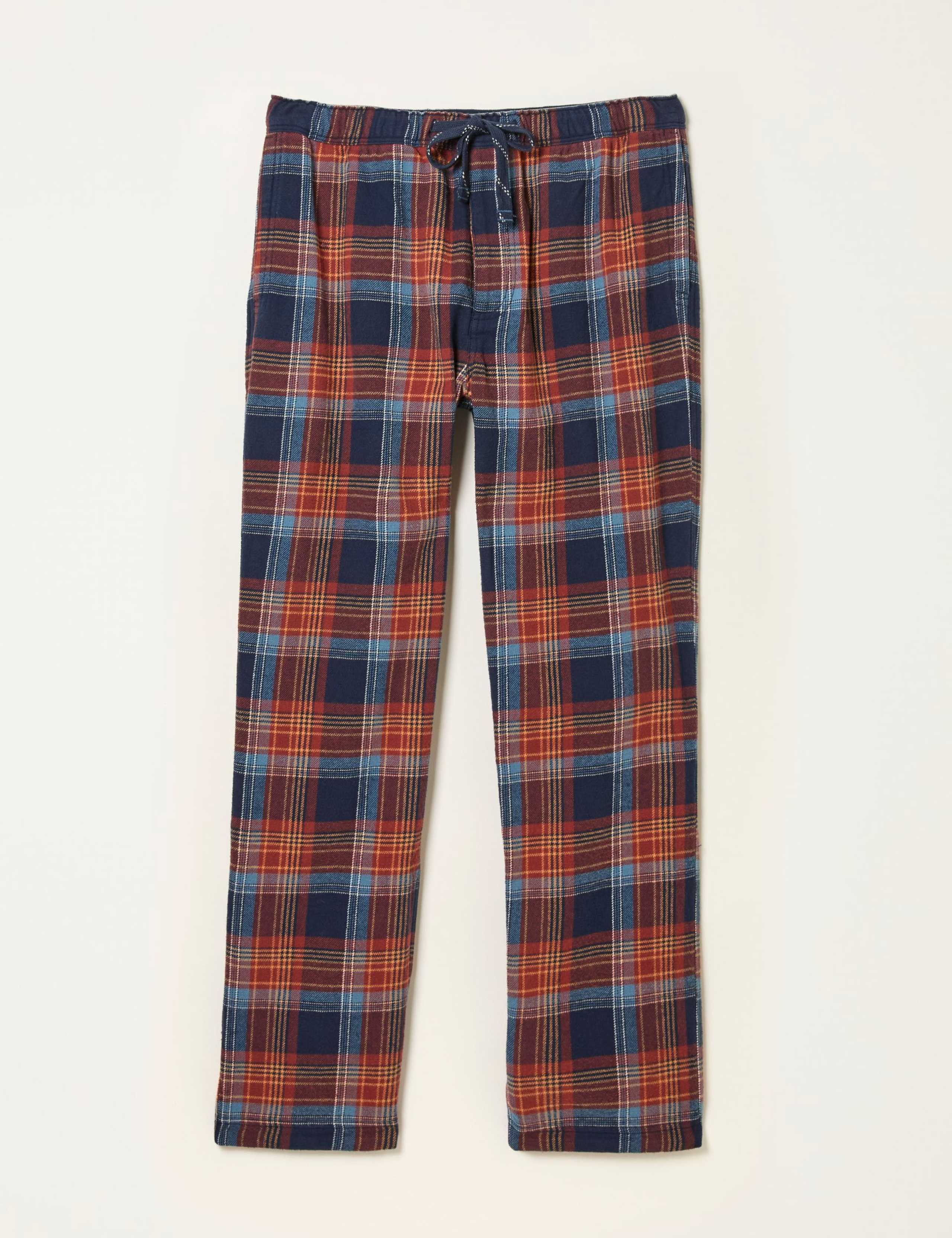 Pure Cotton Checked Pyjama Bottoms 2 of 6