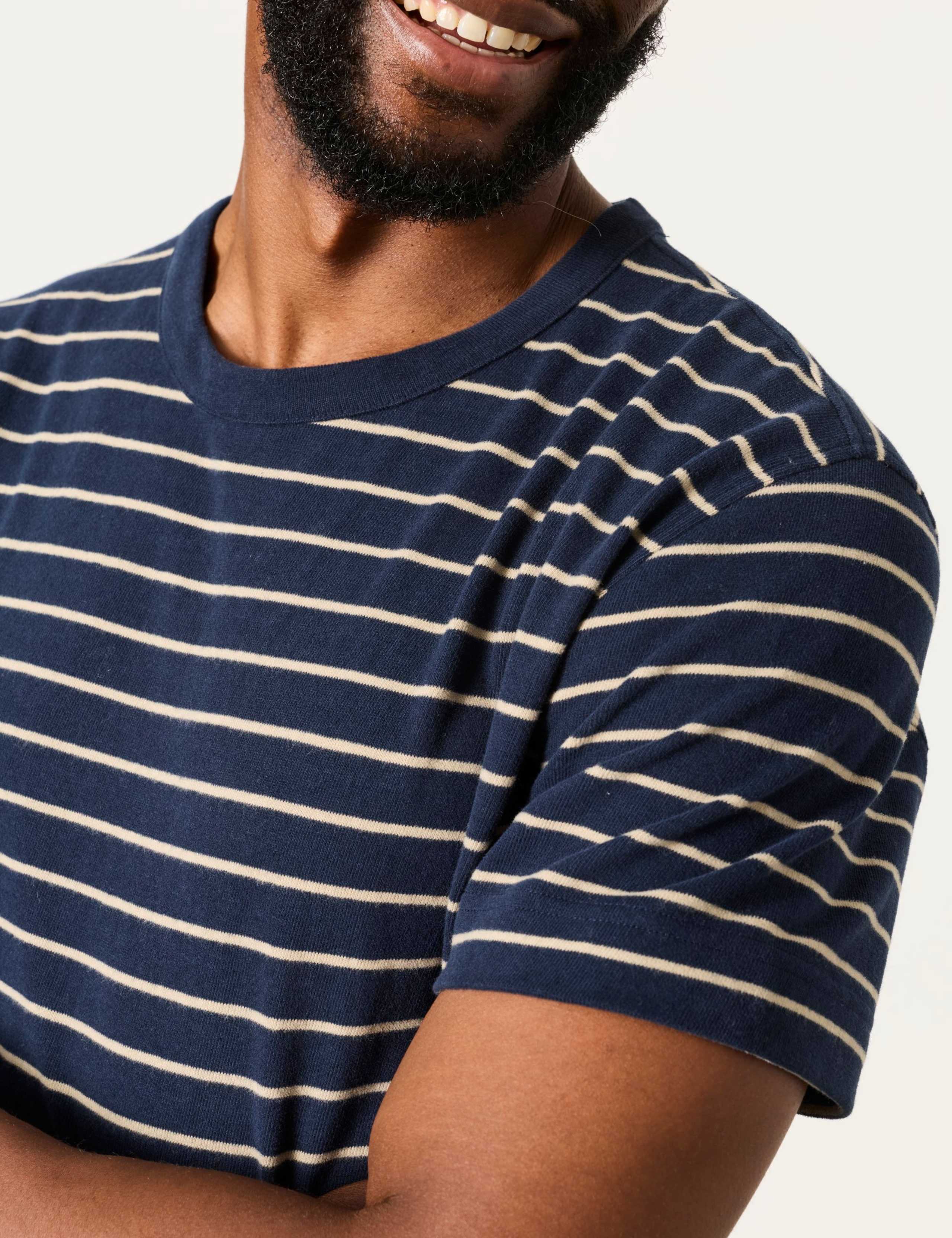 Pure Cotton Striped T-Shirt 6 of 6