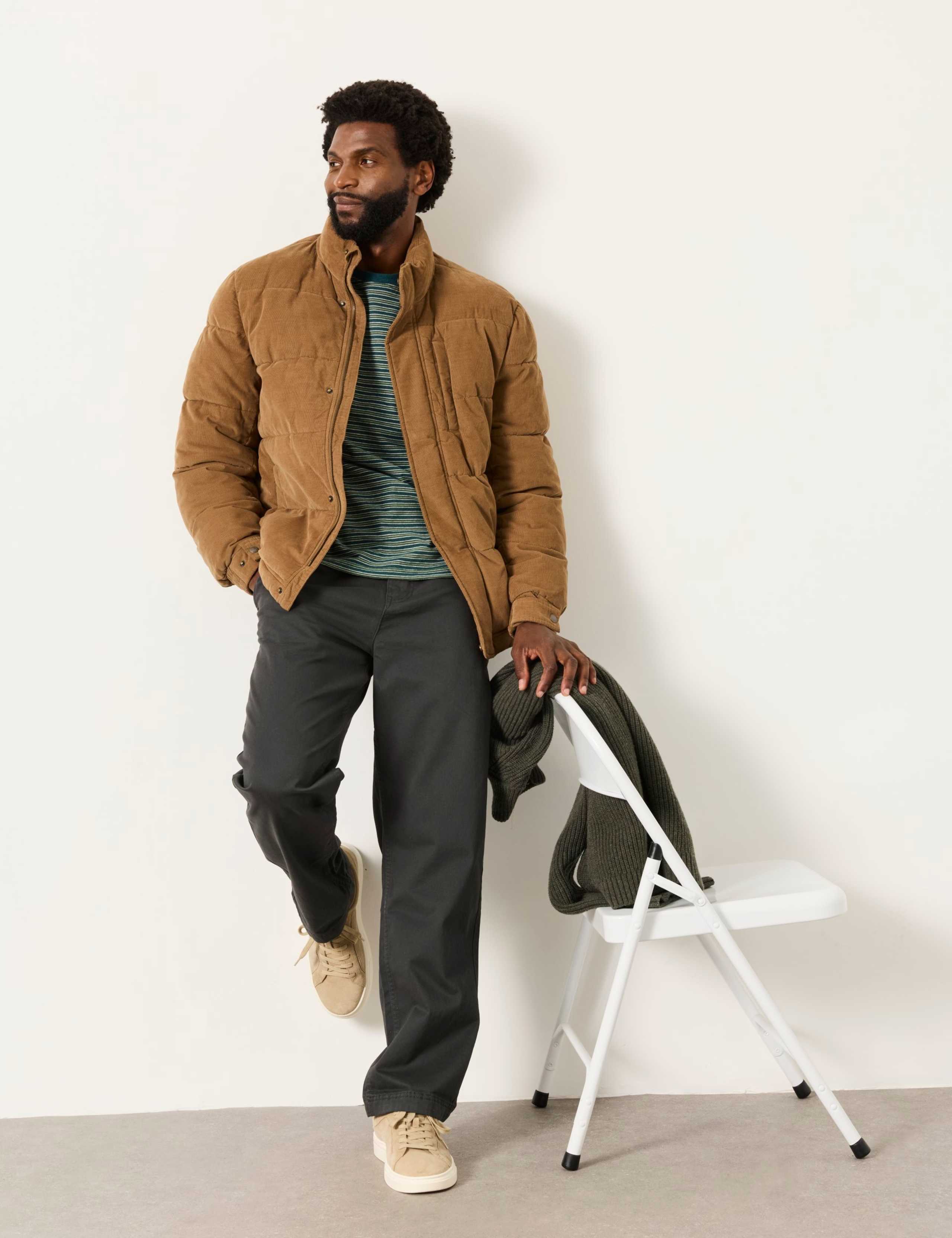 Pure Cotton Cord Puffer Jacket 3 of 7