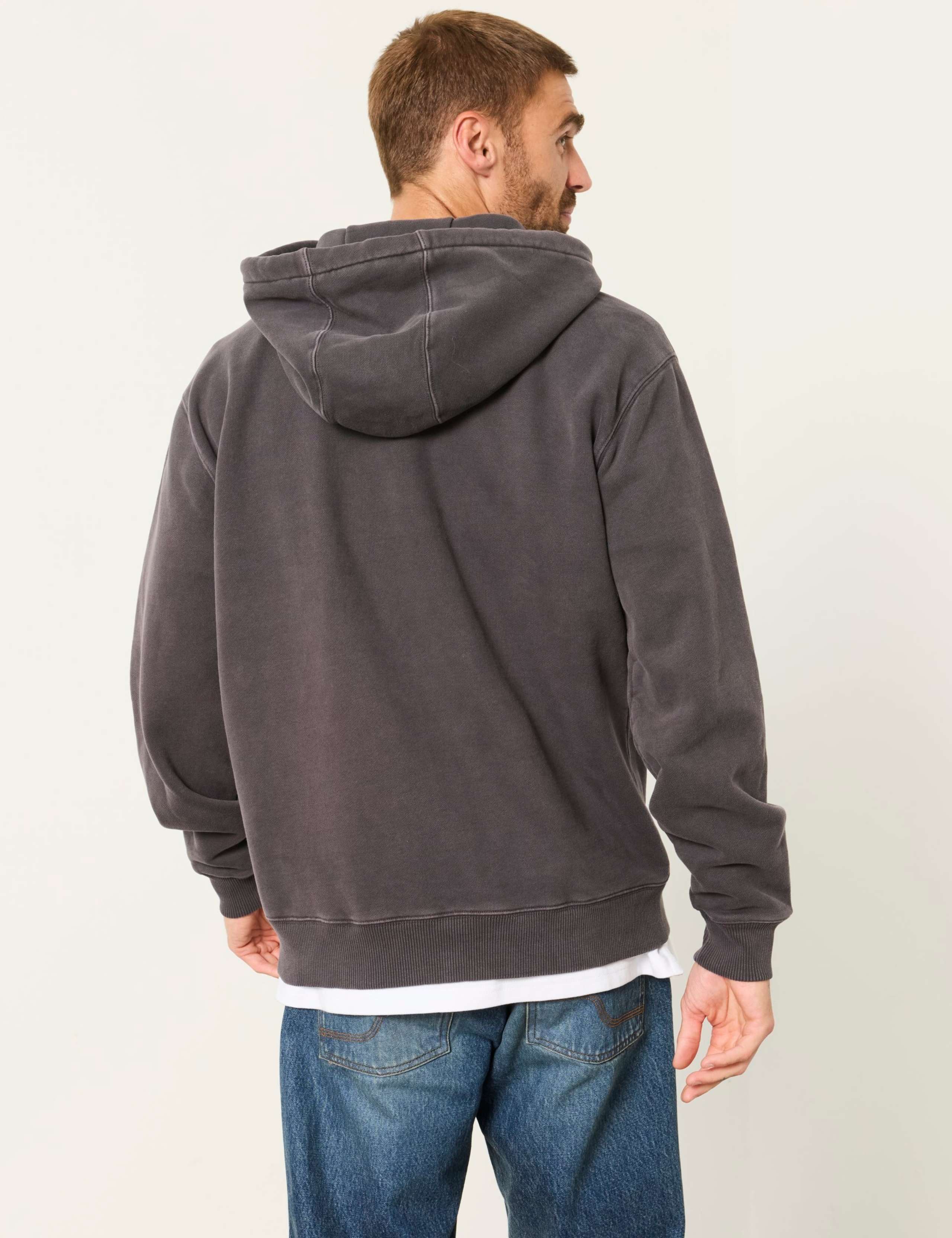 Pure Cotton Zip Up Long Sleeve Hoodie 4 of 6