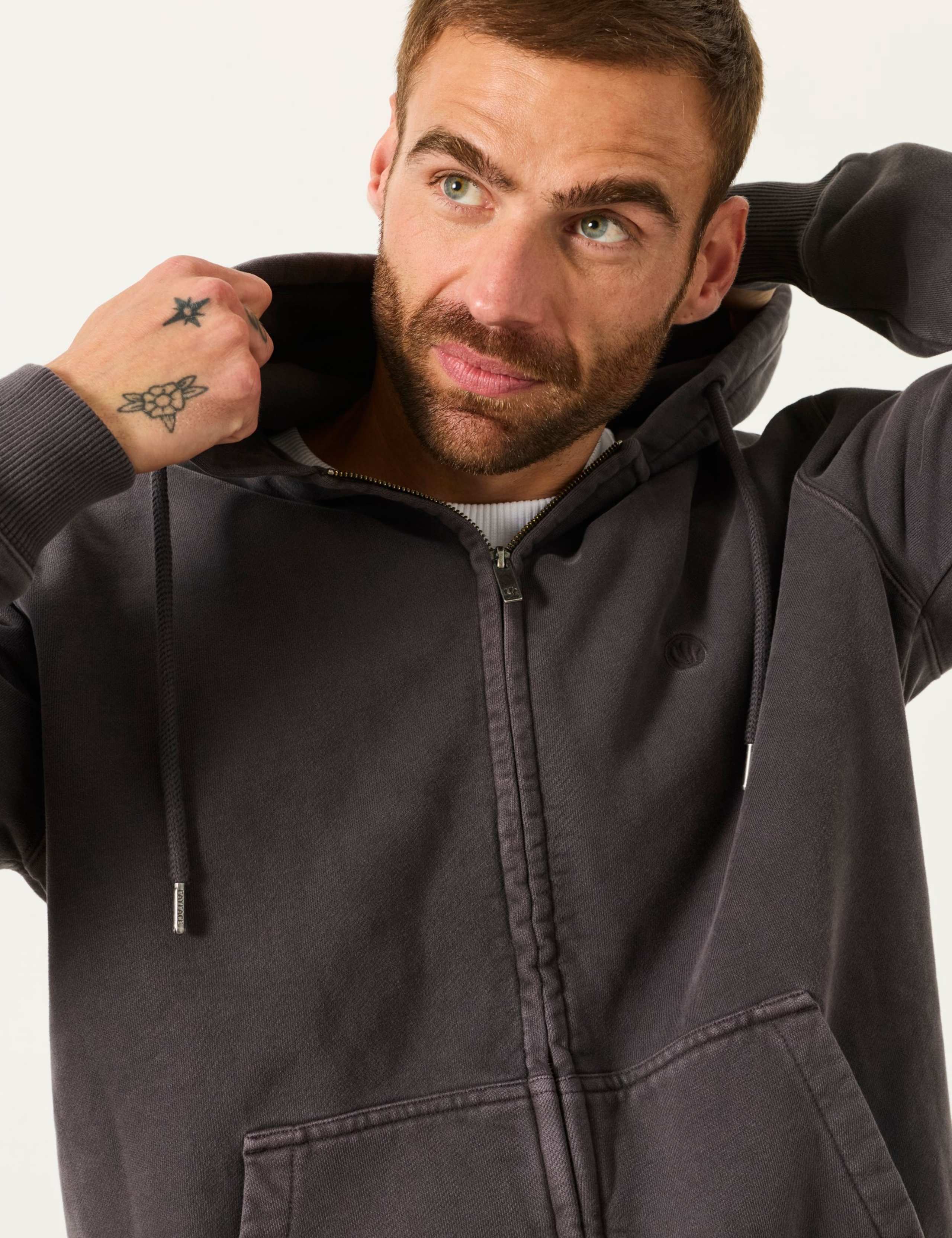 Pure Cotton Zip Up Long Sleeve Hoodie 6 of 6