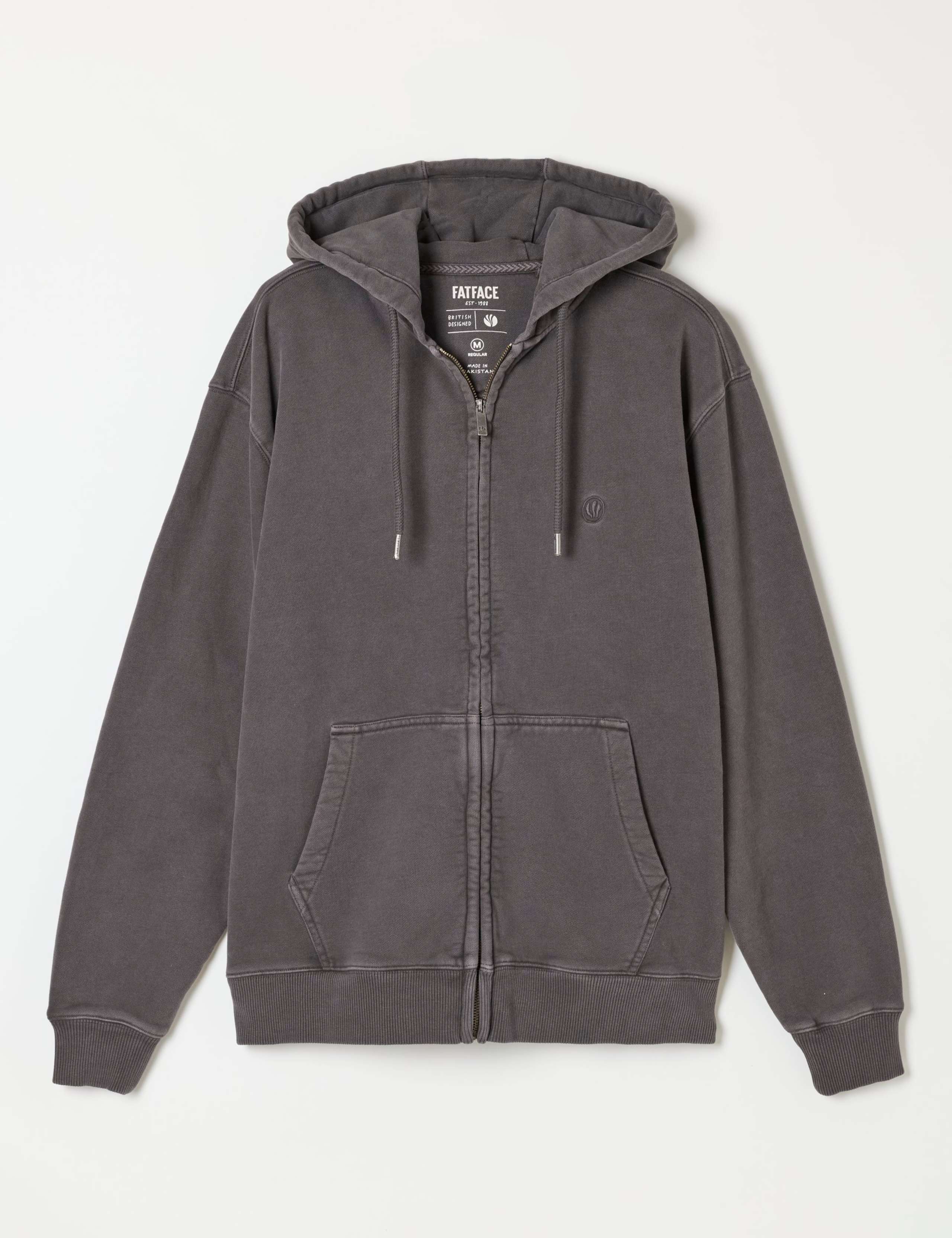 Pure Cotton Zip Up Long Sleeve Hoodie 2 of 6