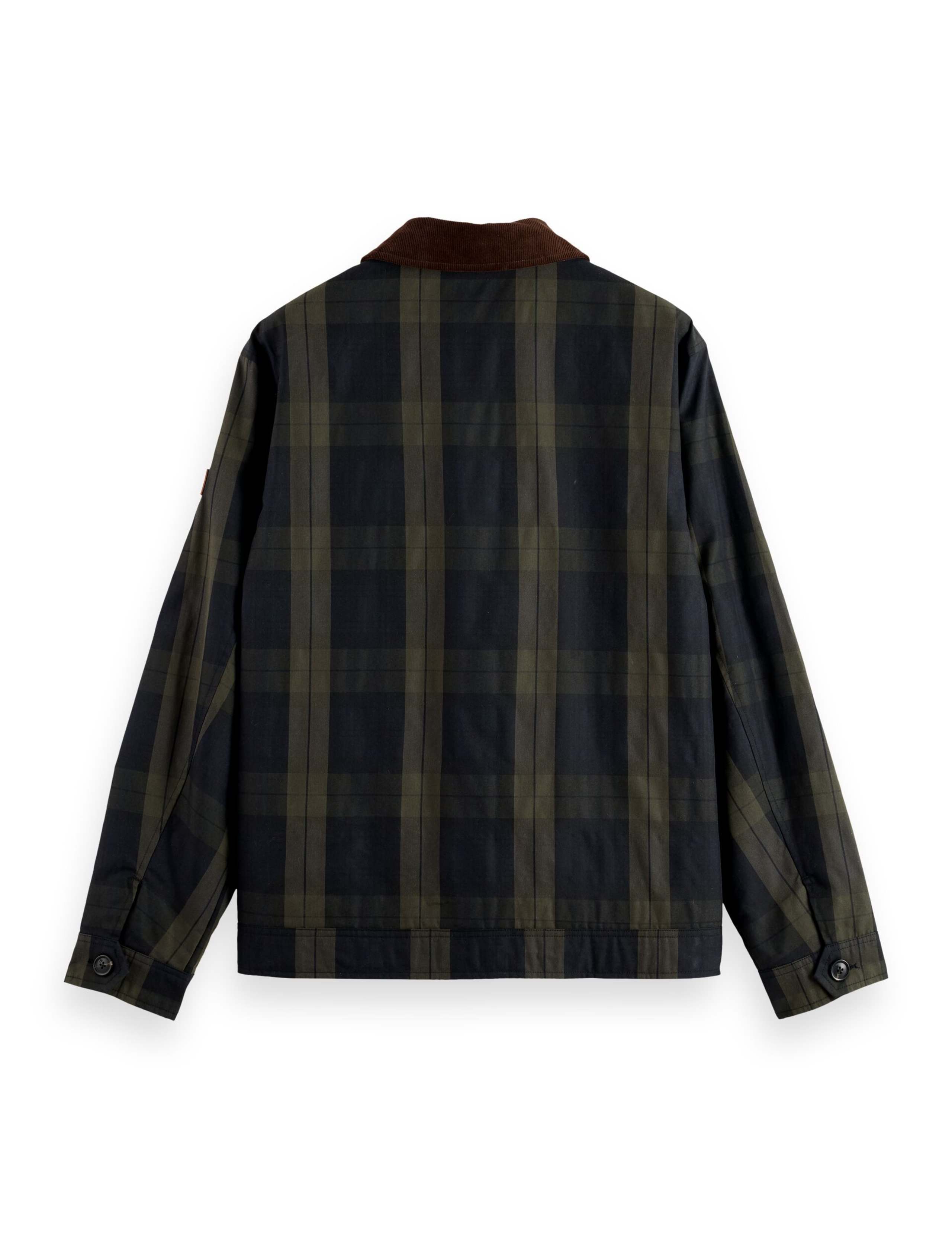 Cotton Rich Checked Wax Utility Jacket 4 of 6
