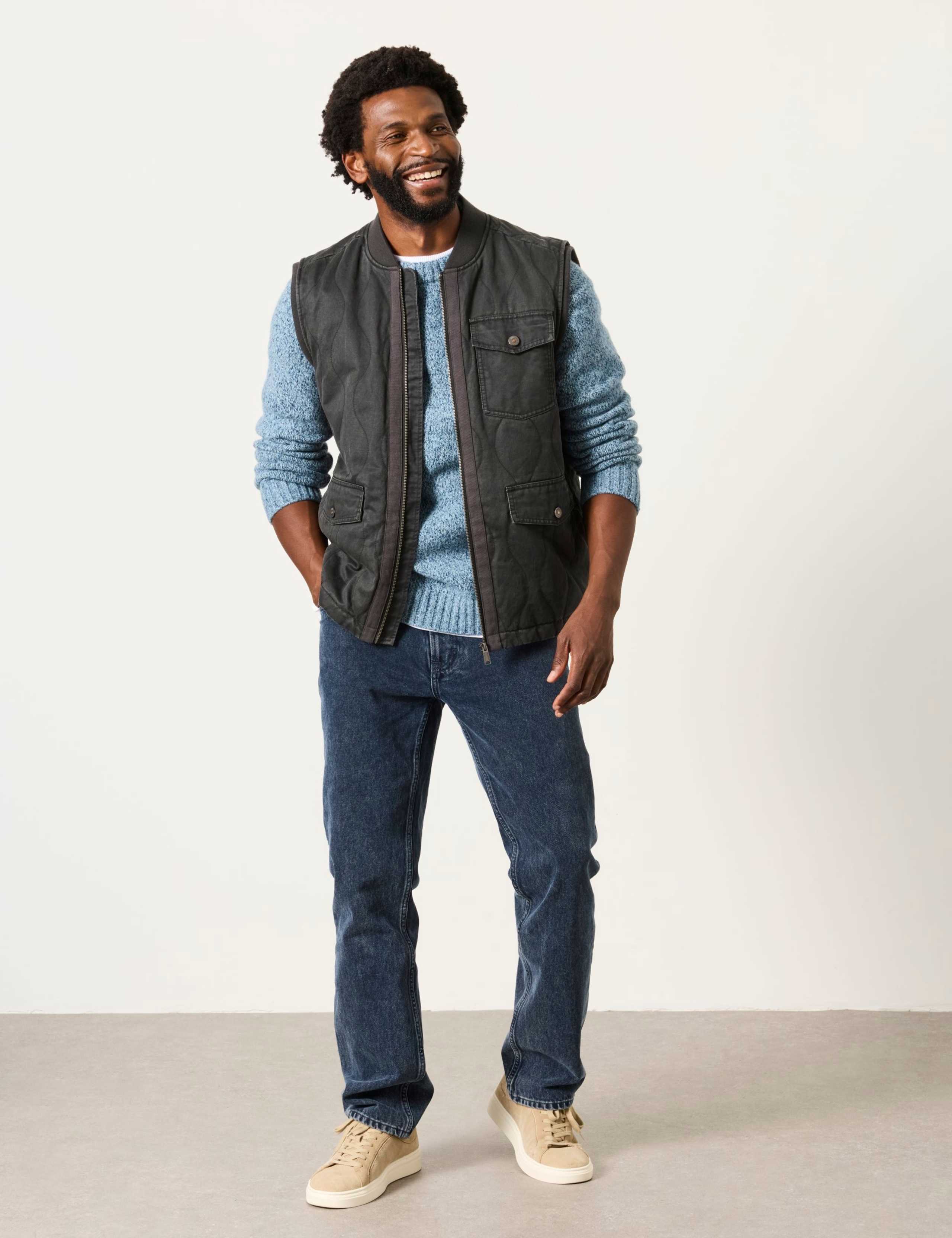 Cotton Rich Quilted Gilet 3 of 6