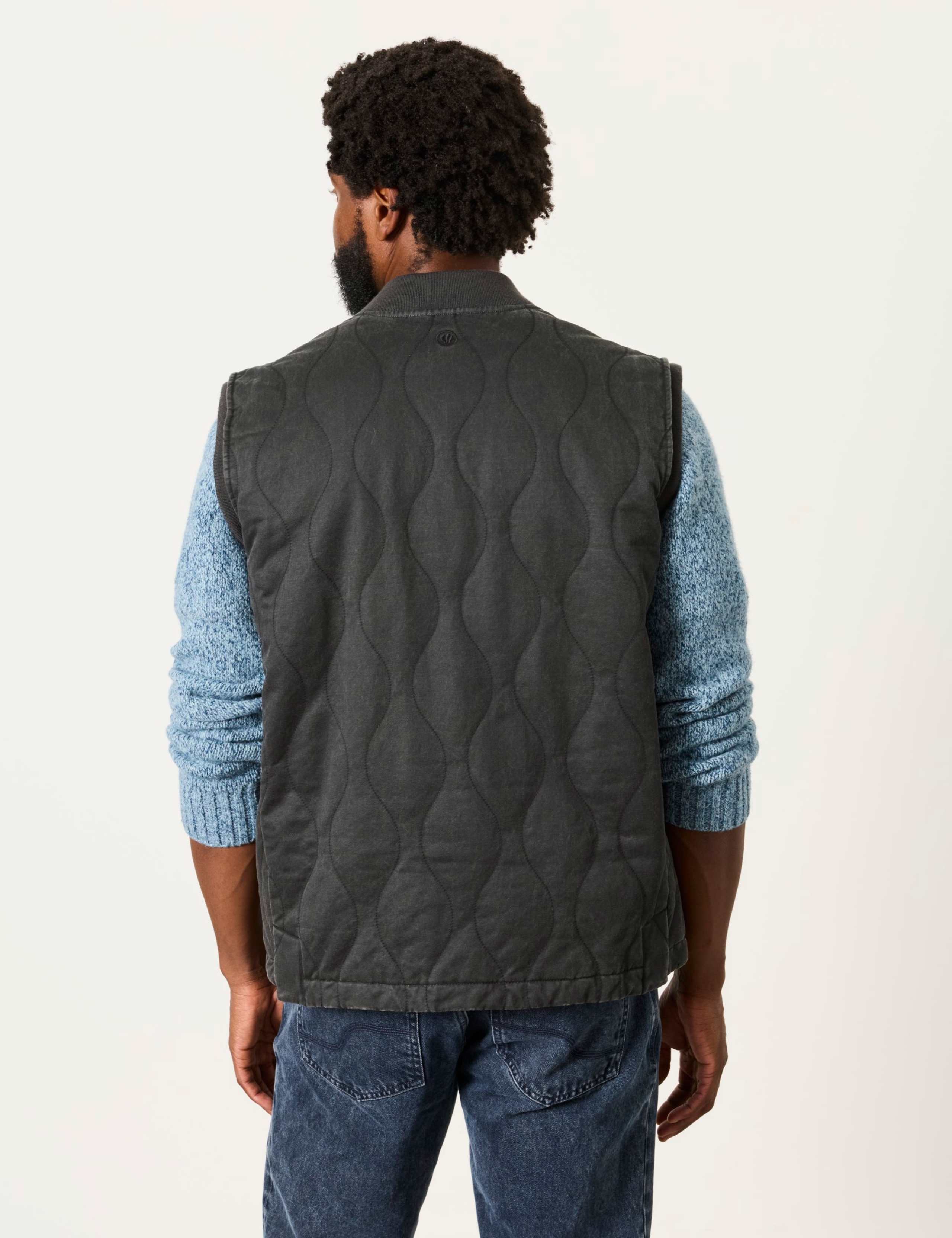 Cotton Rich Quilted Gilet 5 of 6