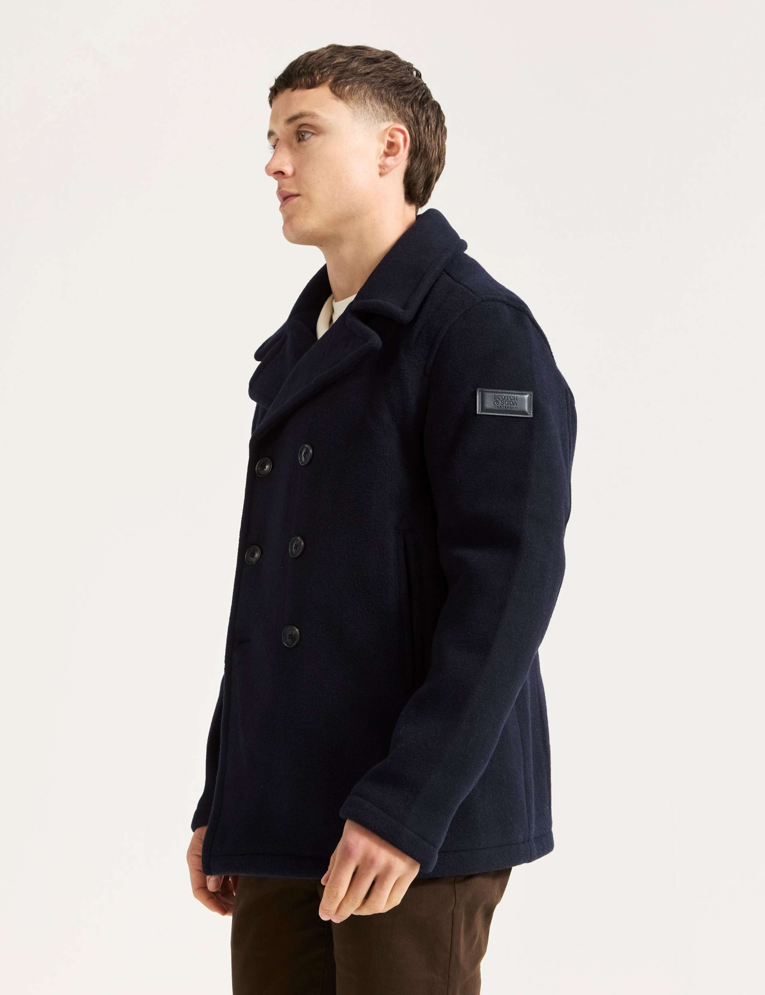 Wool Blend Peacoat 3 of 7