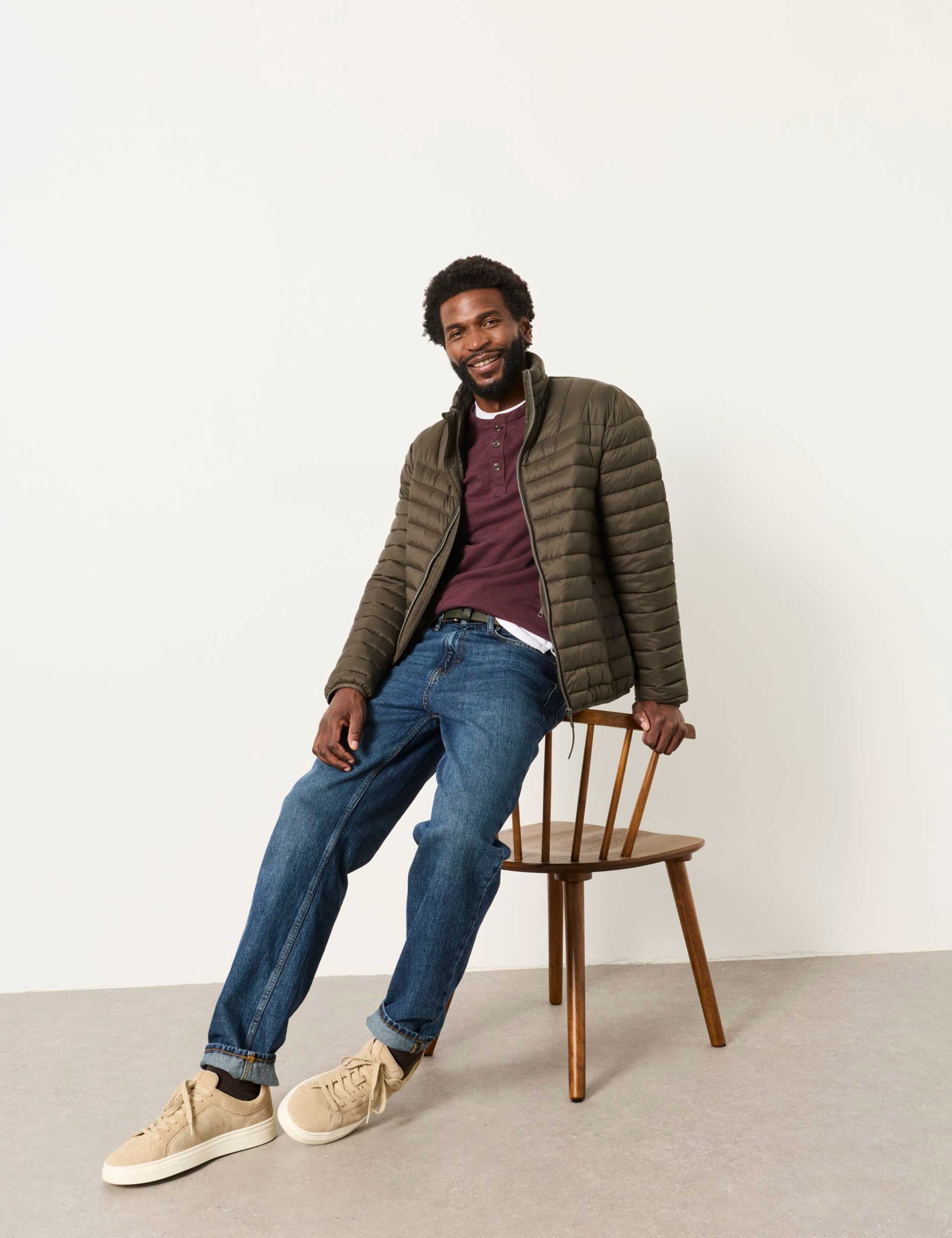 Pure Cotton Henley Long Sleeve Top 4 of 6