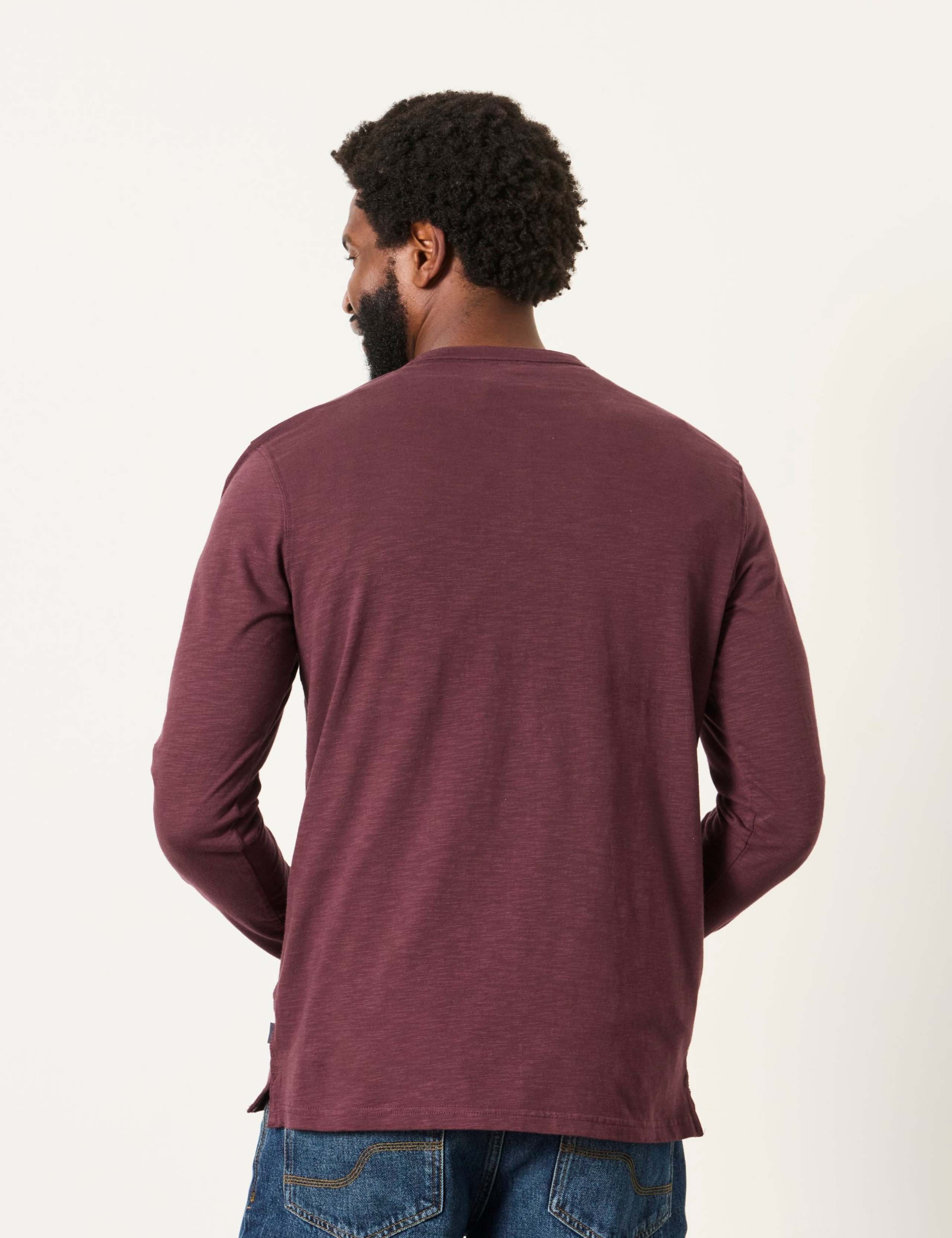Pure Cotton Henley Long Sleeve Top 5 of 6