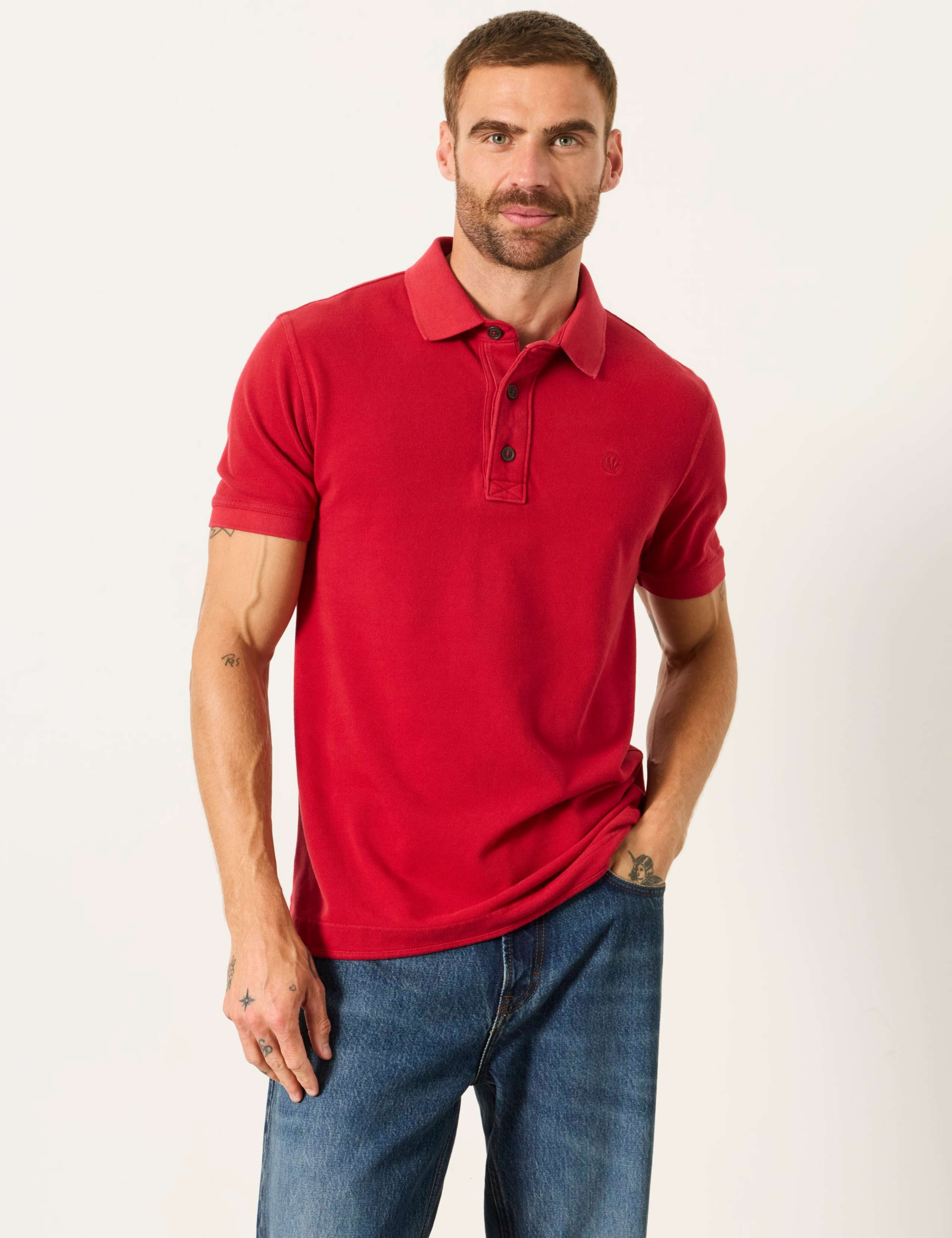 Pure Cotton Pique Polo Shirt 1 of 5