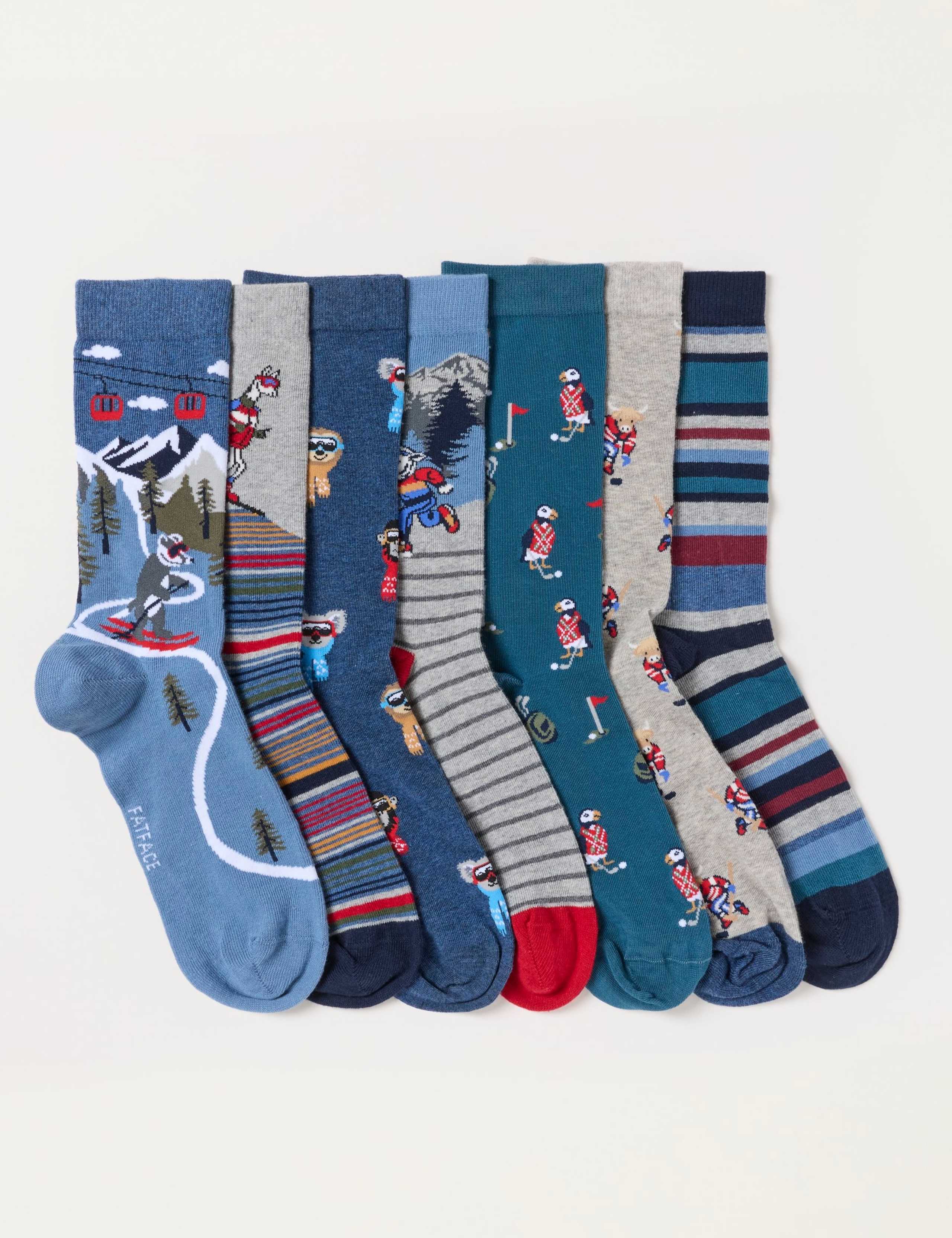 7 Days of Socks Gift Set 3 of 3