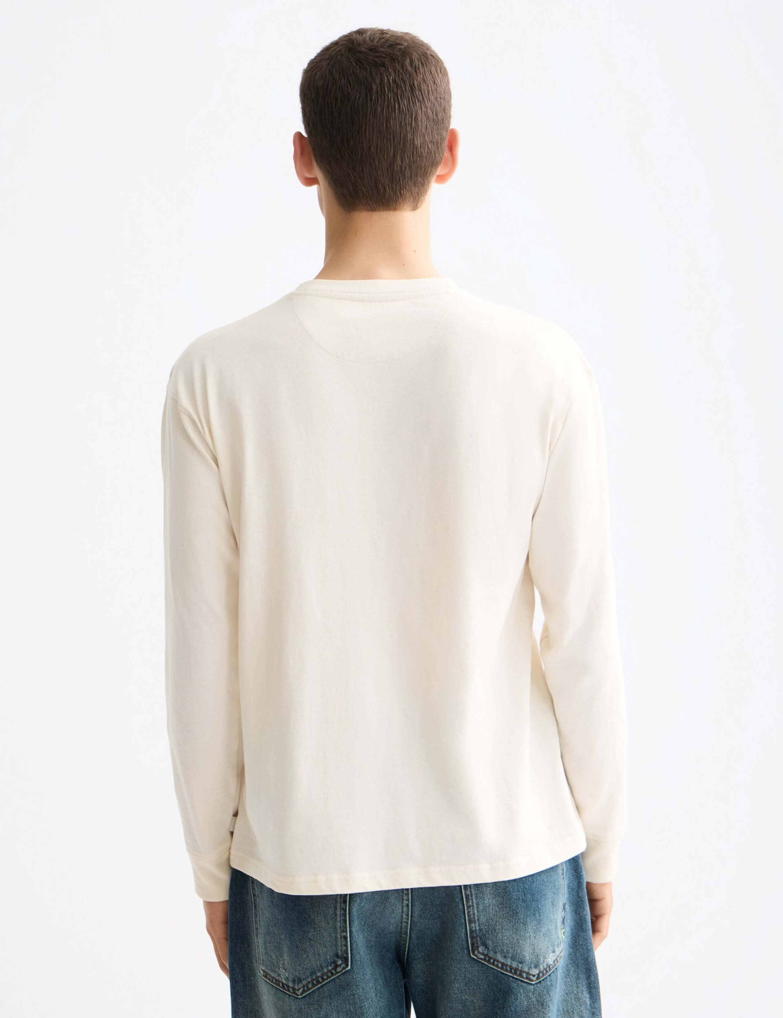 Pure Cotton Long Sleeve T-Shirt 4 of 4