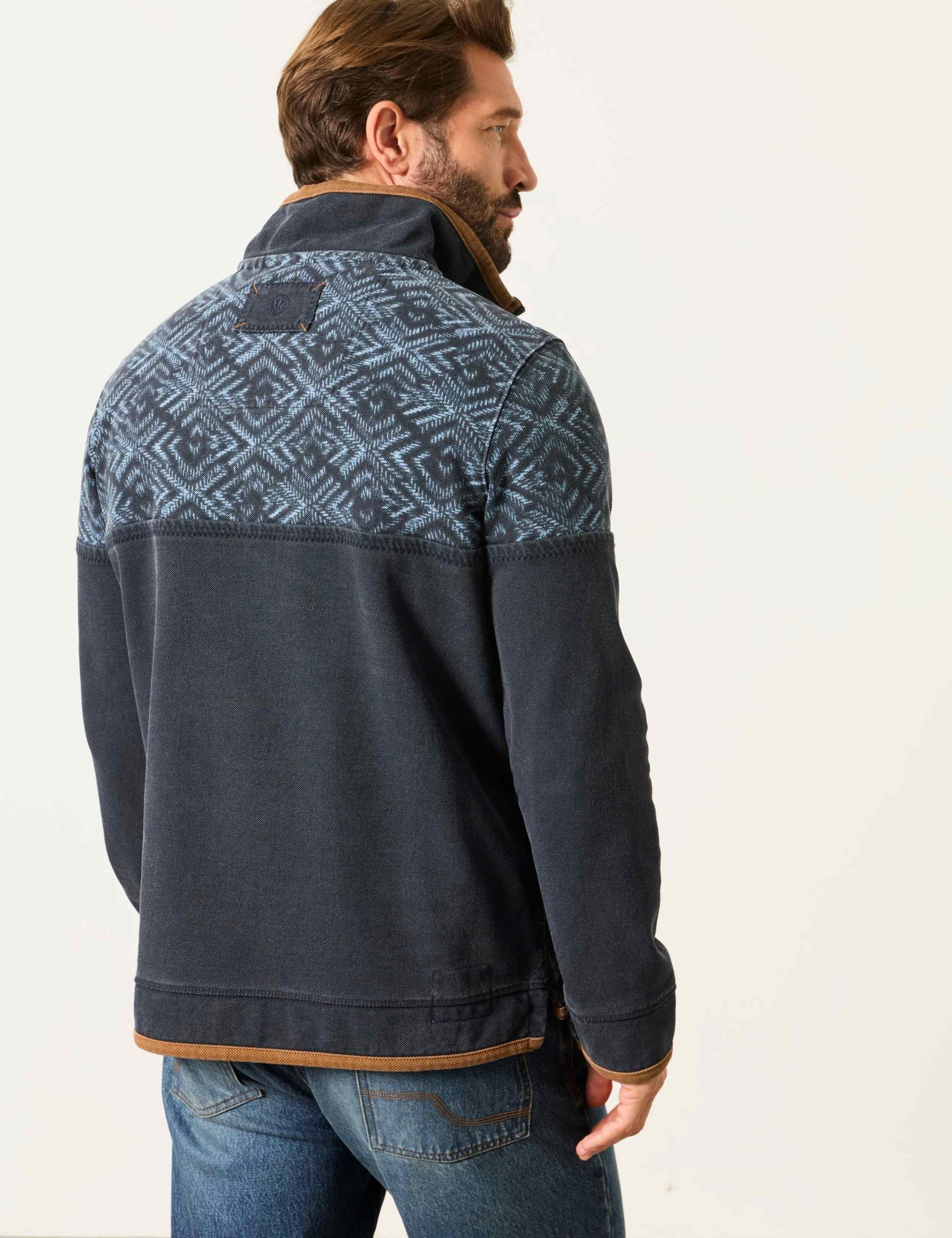 Cotton Rich Half Zip Airlie Sweatshirt 4 of 6