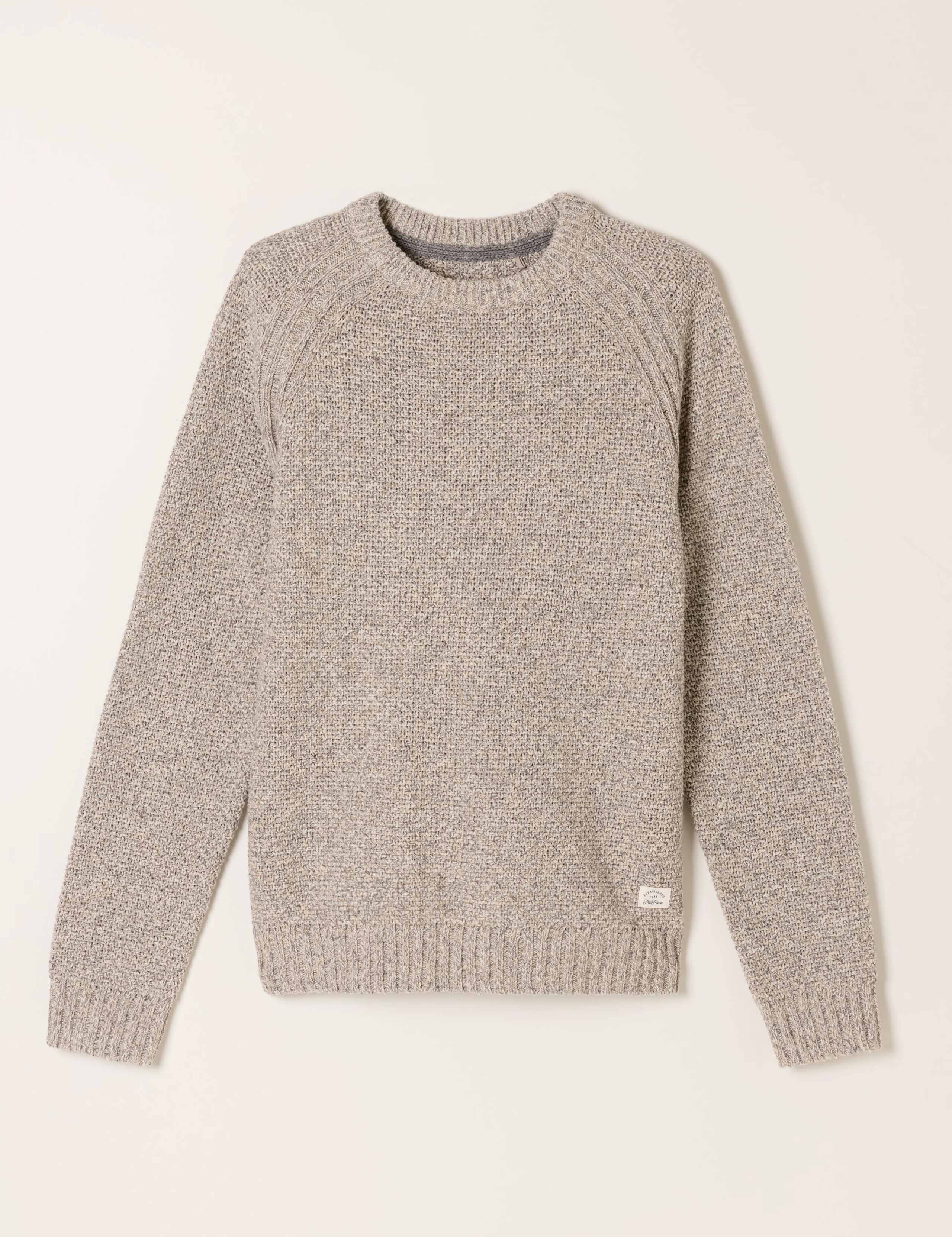 Cotton Rich Twist Jumper with Wool 2 of 6