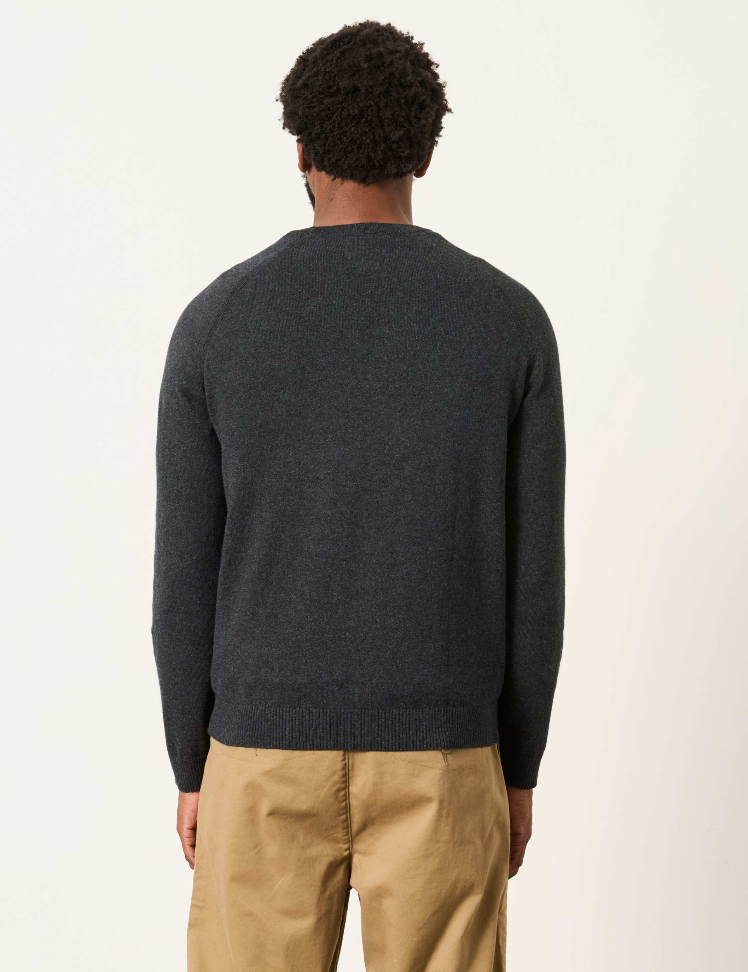 Cotton Rich Crew Neck Jumper with Cashmere 5 of 6