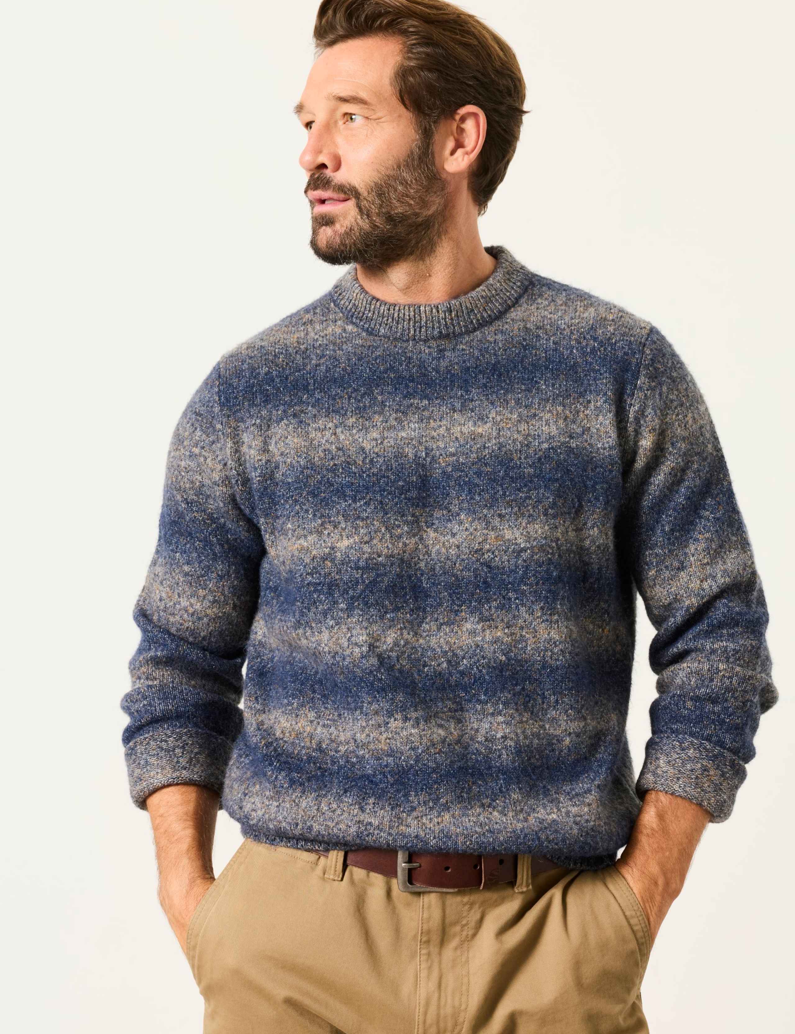 Striped Ombre Crew Neck Jumper 4 of 6