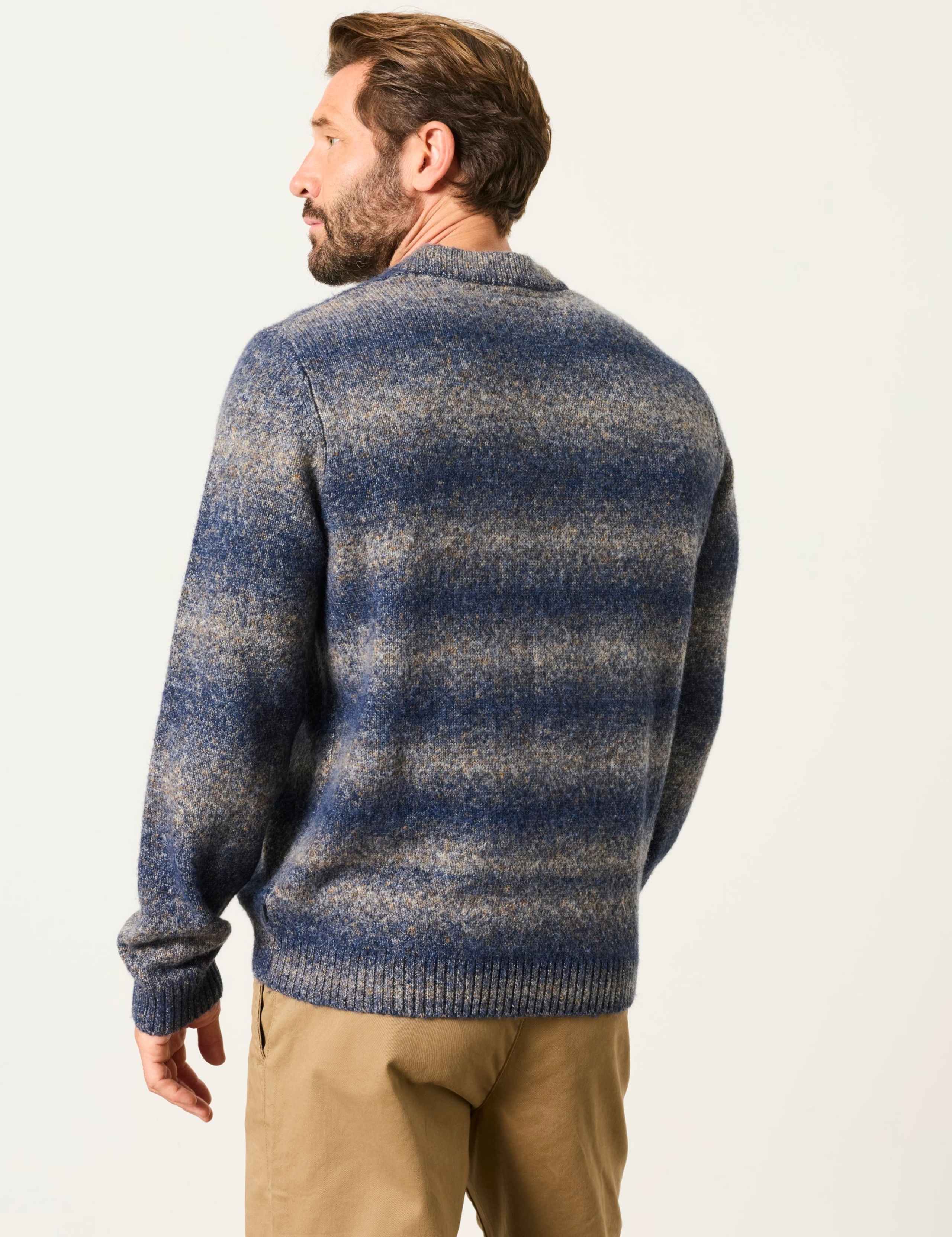 Striped Ombre Crew Neck Jumper 5 of 6