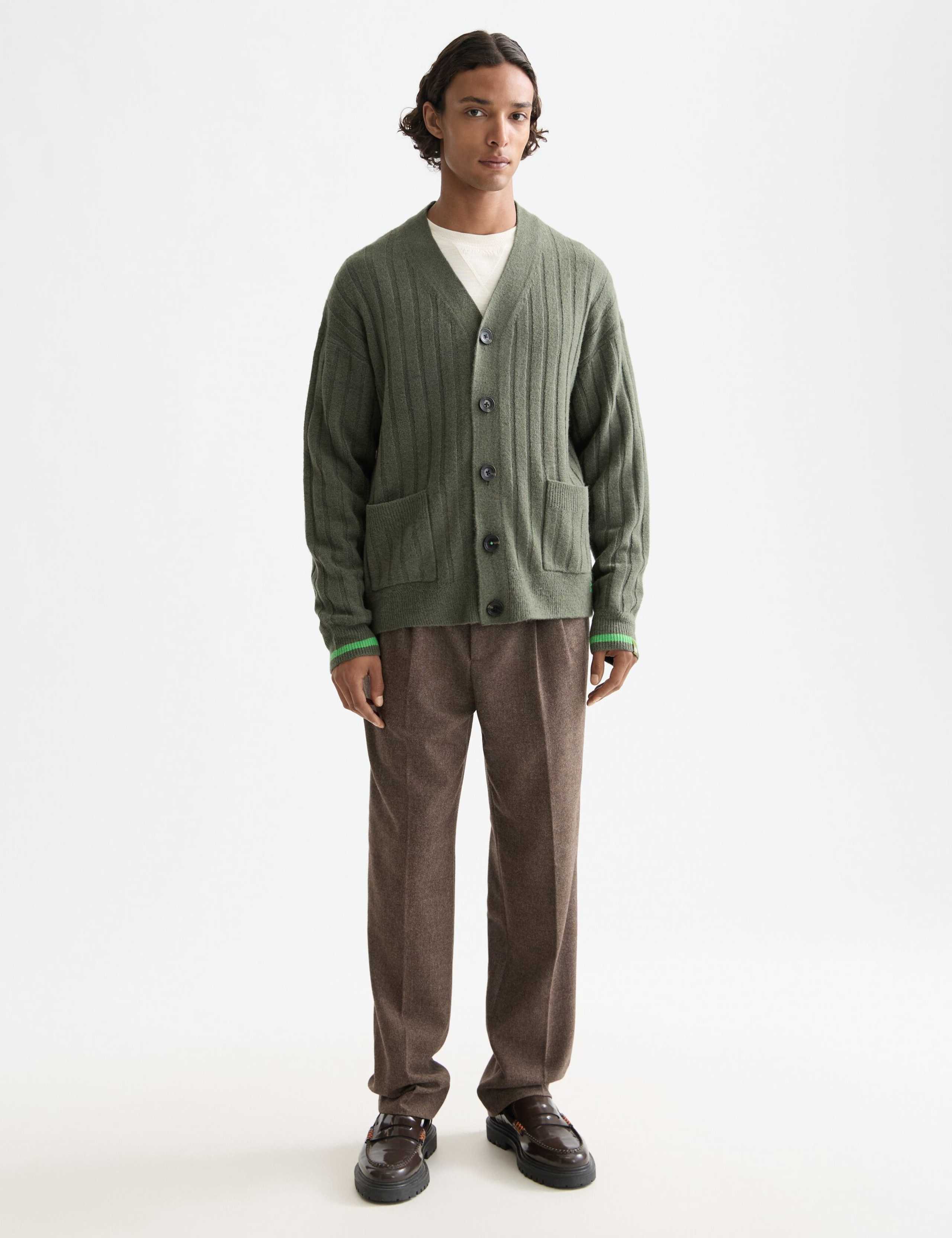 Ribbed Cardigan 3 of 5
