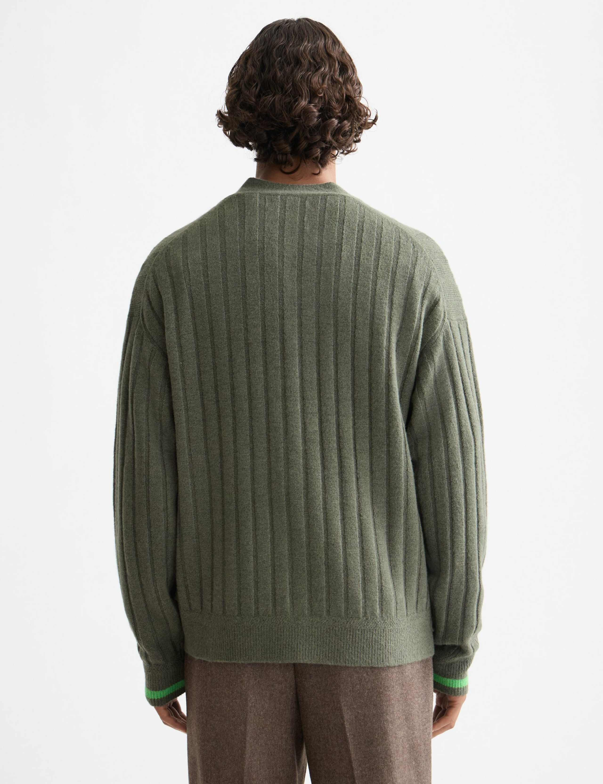 Ribbed Cardigan 4 of 5