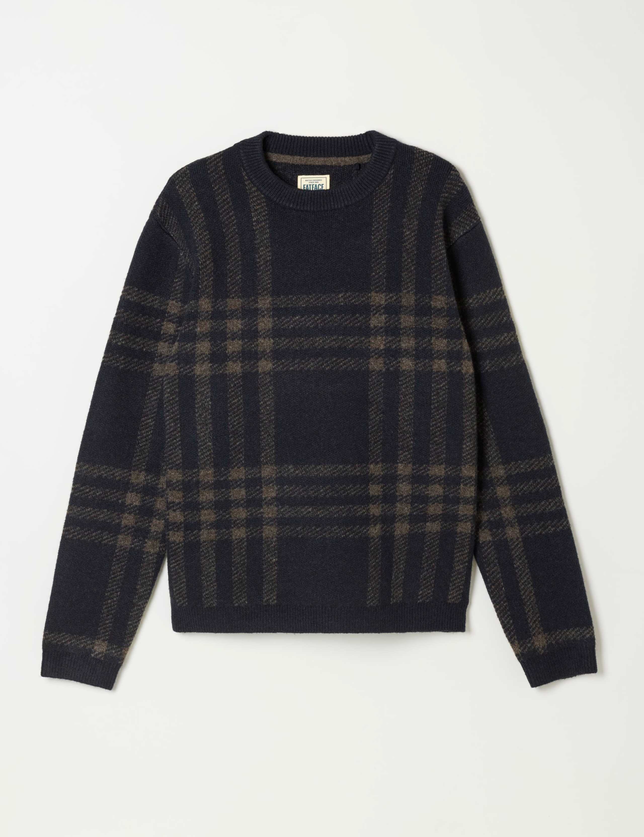 Checked Crew Neck Jumper 2 of 6