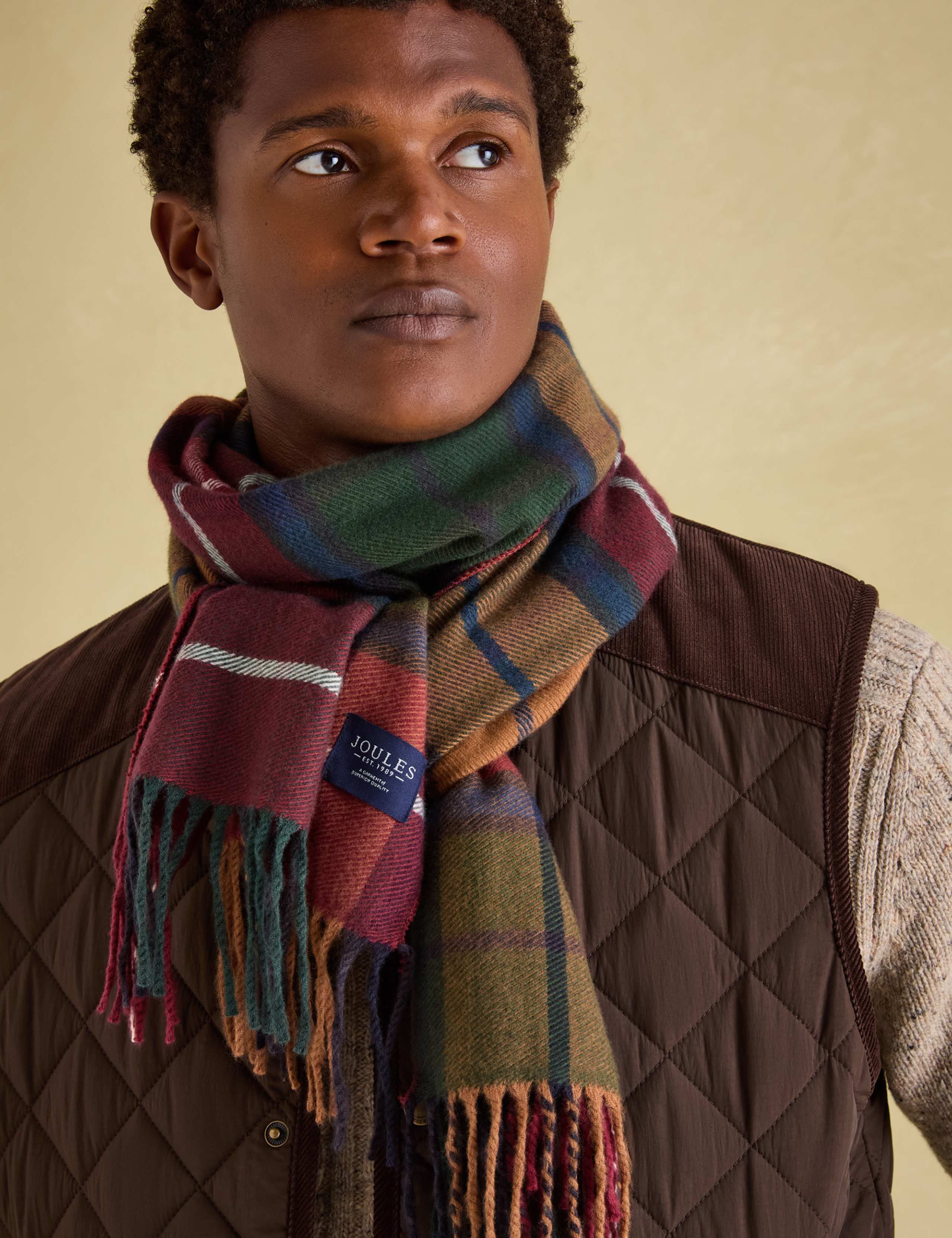 Checked Tartan Scarf 1 of 5
